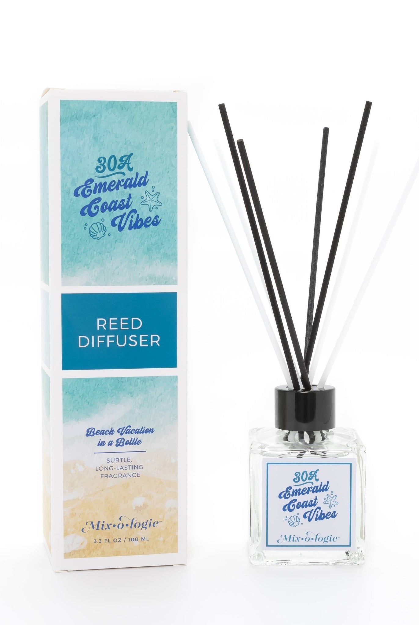 30A Emerald Coast Vibes | Reed Diffuser - A'Bekah's Boutique