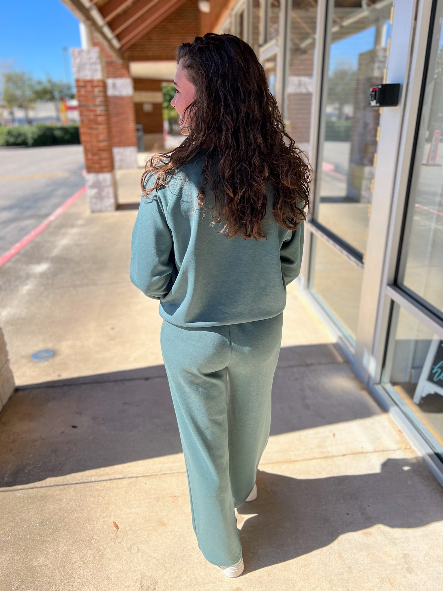 Ash Jade Scuba Long Sleeve Pant Set - A'Bekah's Boutique