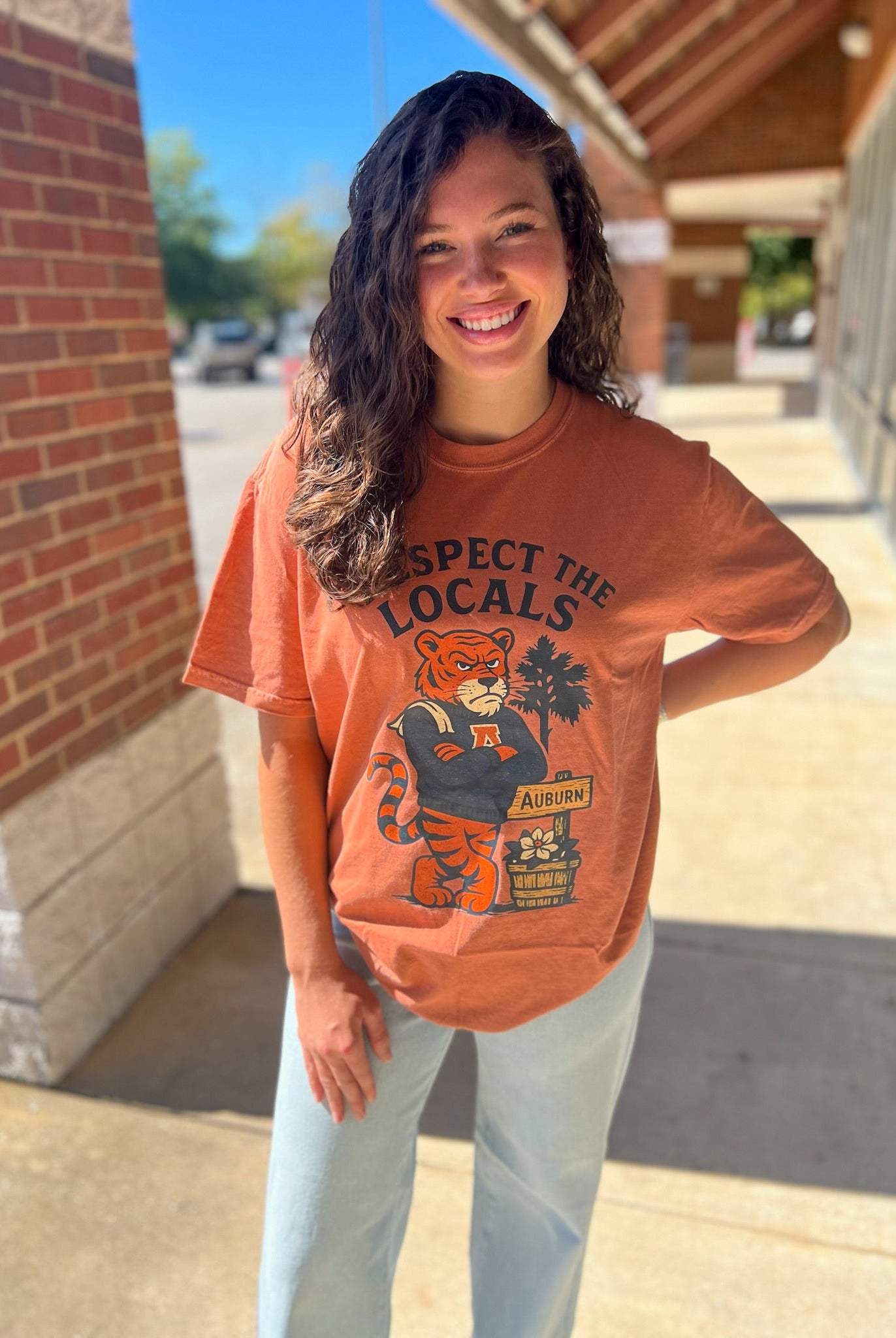 Auburn Respect the Locals Tiger Orange T-Shirt - A'Bekah's Boutique