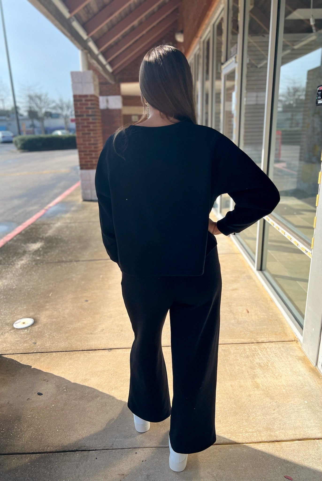 Black Fleece Pullover and Pants Set - A'Bekah's Boutique