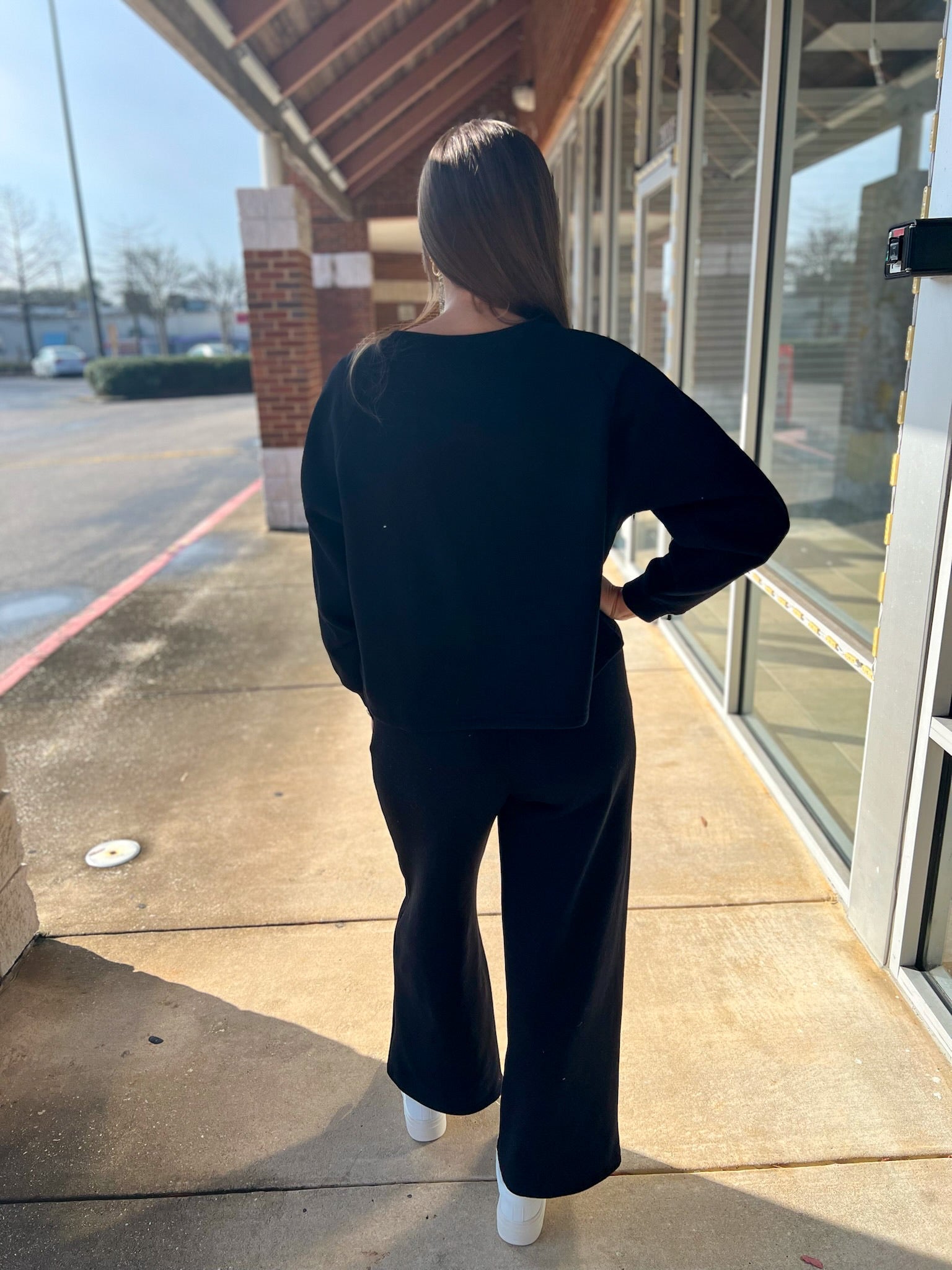 Black Fleece Pullover and Pants Set - A'Bekah's Boutique