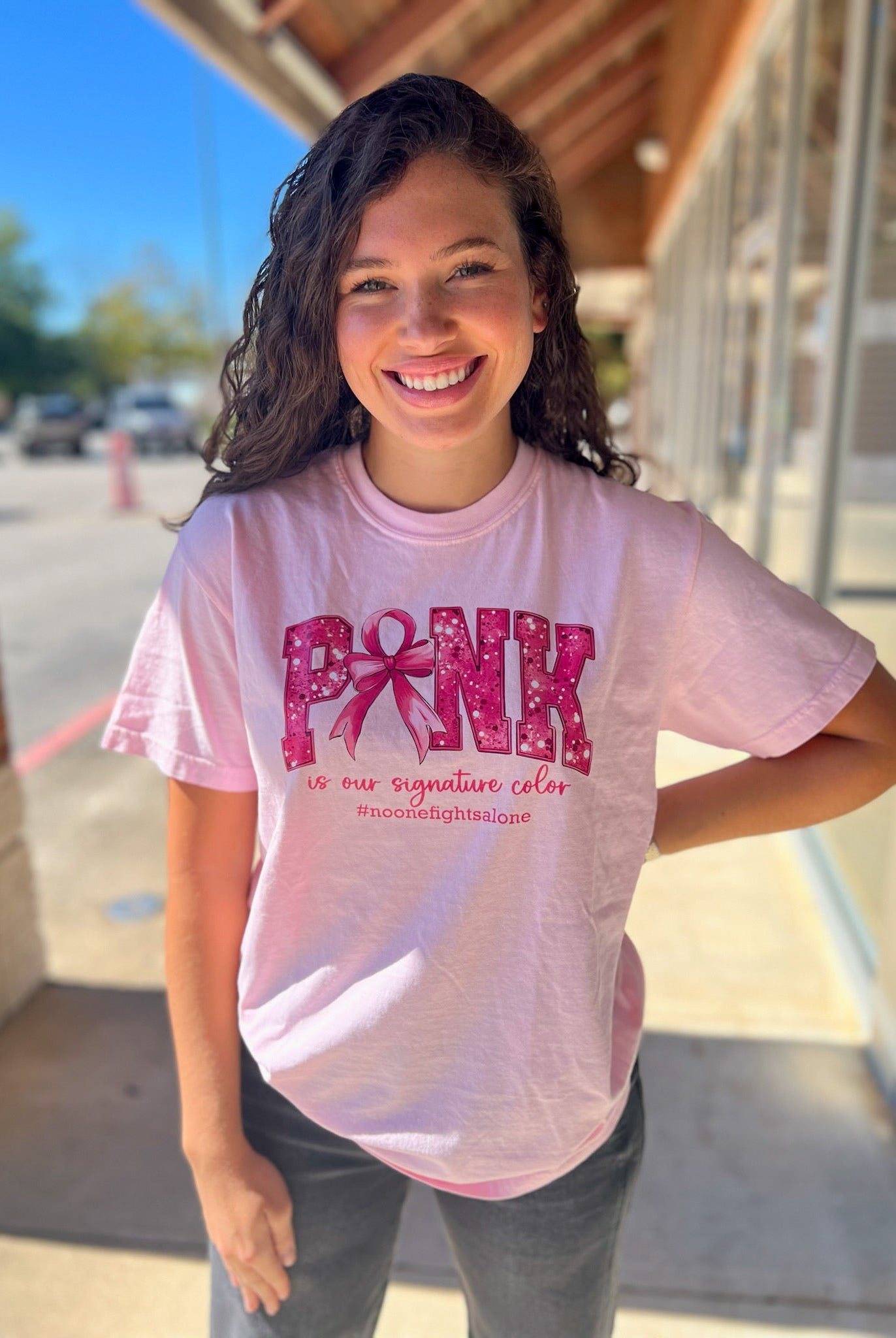 Breast Cancer Awareness CC Tee - A'Bekah's Boutique