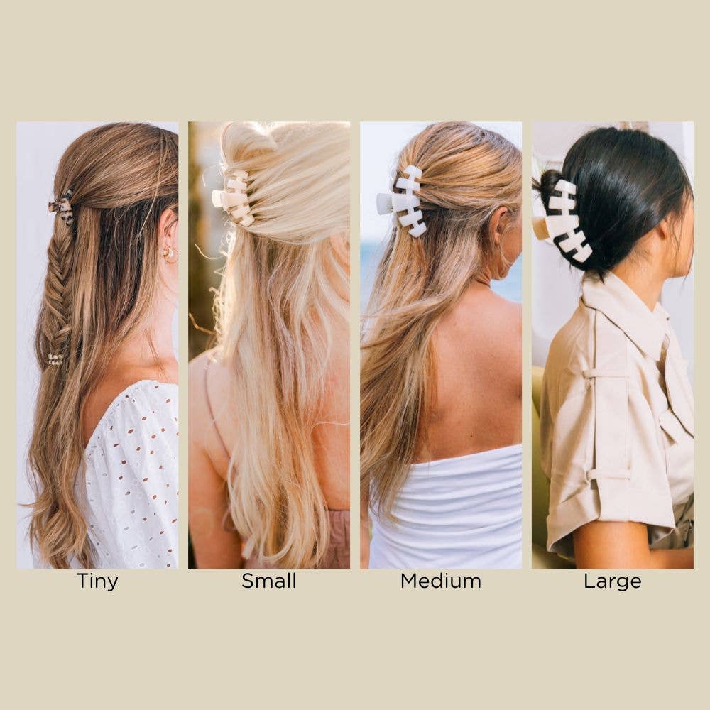 Classic Hair Clip | Large | Blonde Tortoise - A'Bekah's Boutique