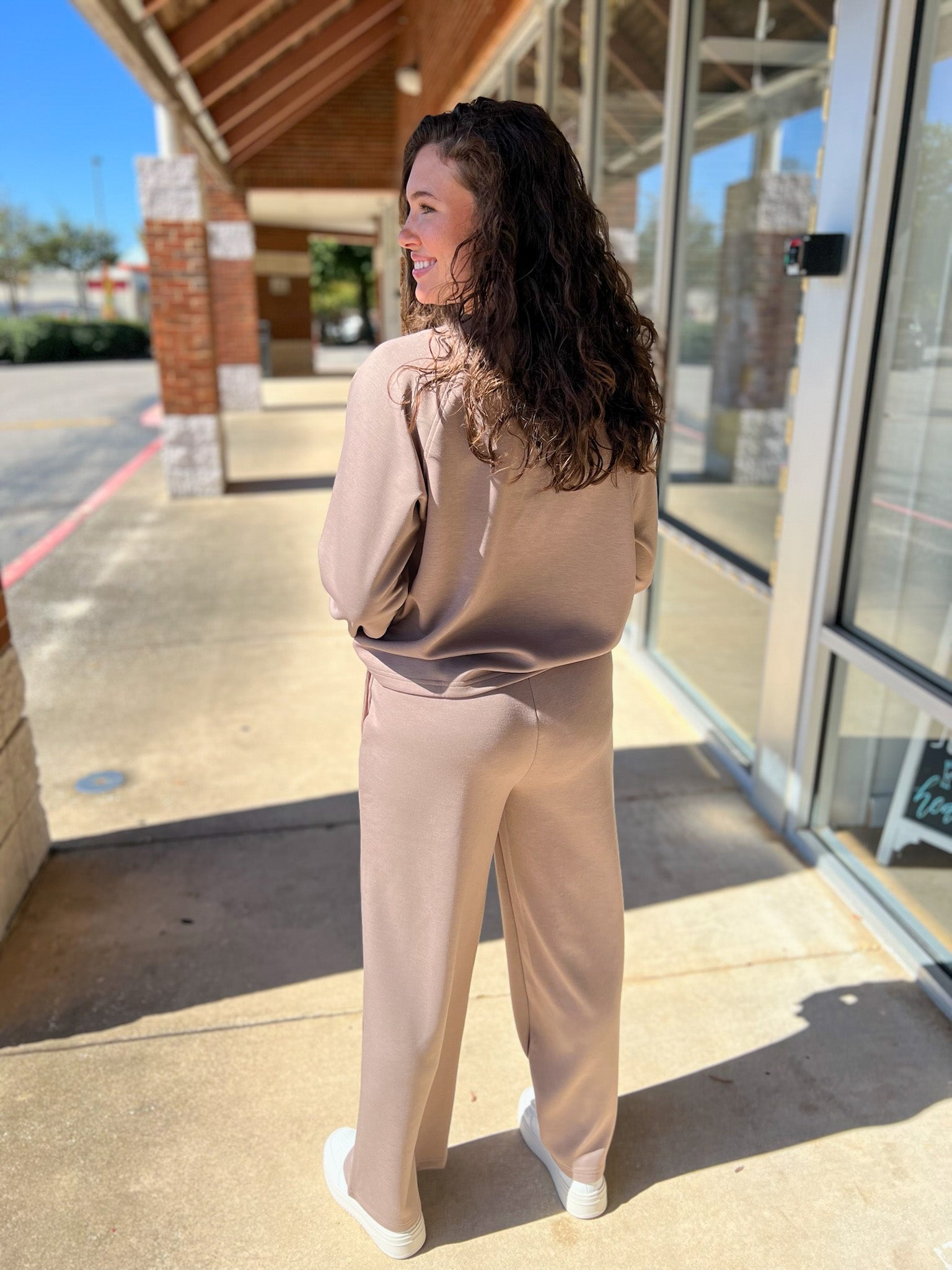 Cocoa Scuba Long Sleeve Pant Set - A'Bekah's Boutique