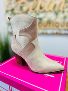 Corkys Good Lookin Gold Vegan Metallic Ankle Western Boot - A'Bekah's Boutique