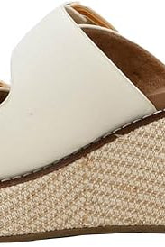 Corkys Manifest Ivory Double Strap Wedges - A'Bekah's Boutique