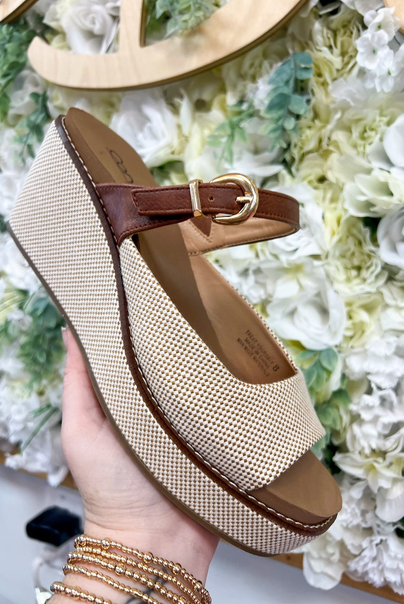 Corkys Treat Yourself Bourbon Combo Slip On Wedges - A'Bekah's Boutique