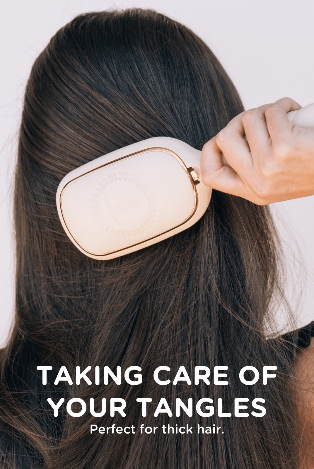 Detangler Hair Brush for Thick Hair - Tan - A'Bekah's Boutique