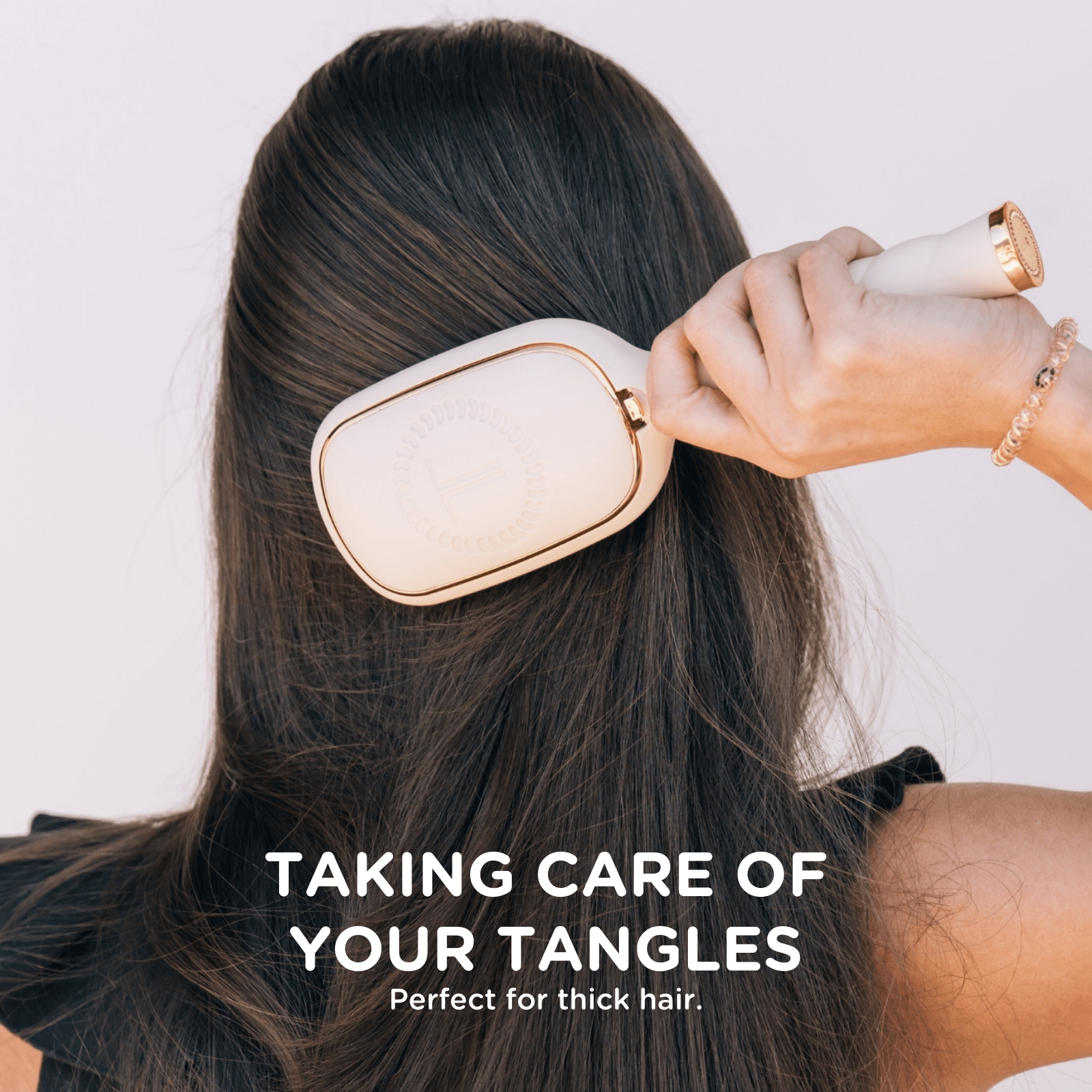 Detangler Hair Brush for Thick Hair - Tan - A'Bekah's Boutique