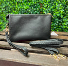 Faux Leather Crossbody Purse w/Long Strap - A'Bekah's Boutique