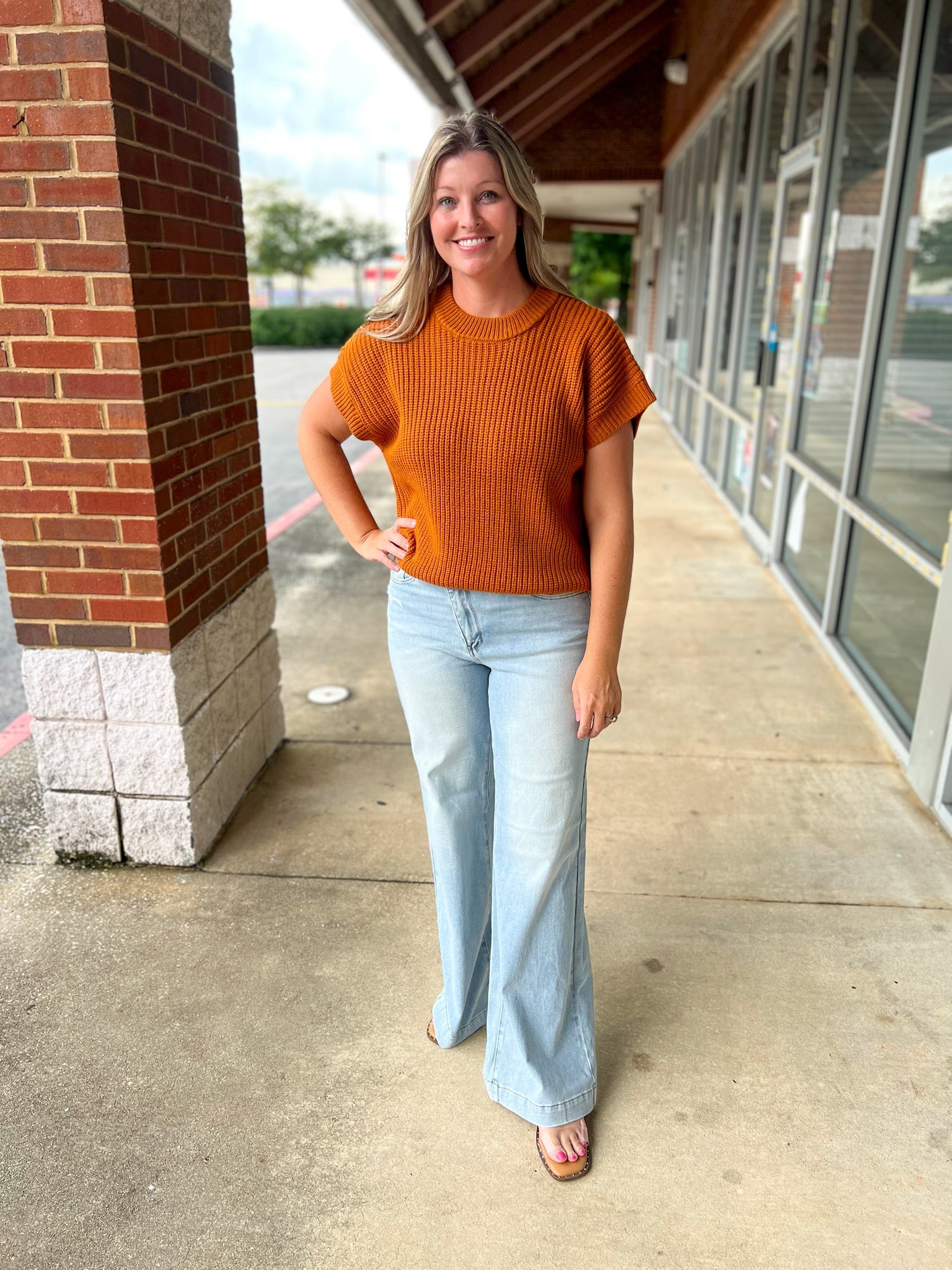Feisty One Mustard Yellow Short Dolman Sleeve Sweater - A'Bekah's Boutique