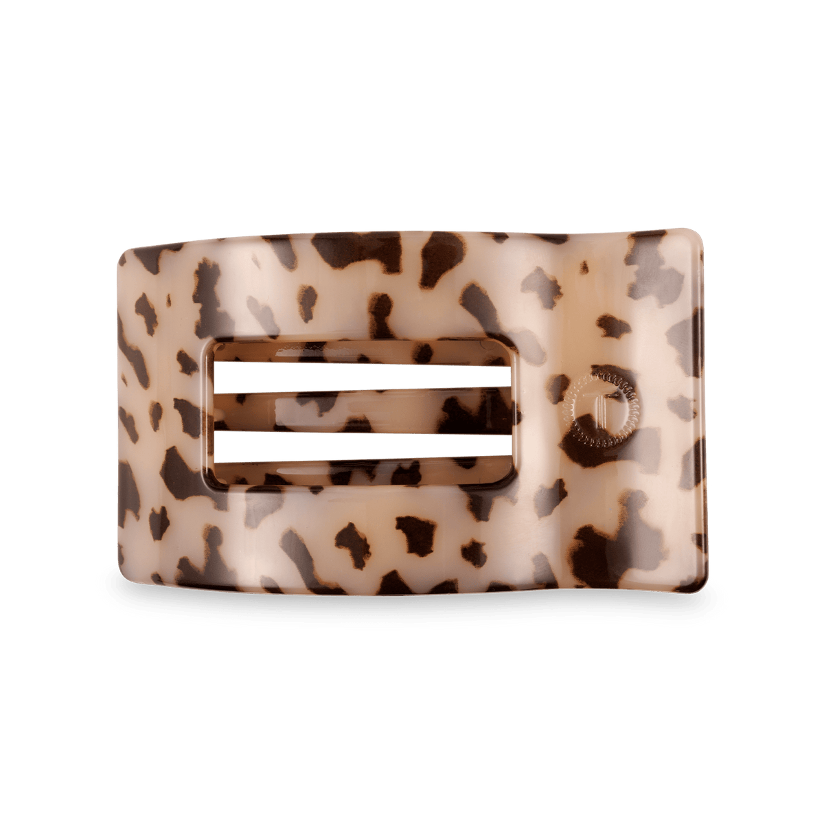 Flat Rectangle Hair Clip | Medium | Blonde Tortoise - A'Bekah's Boutique