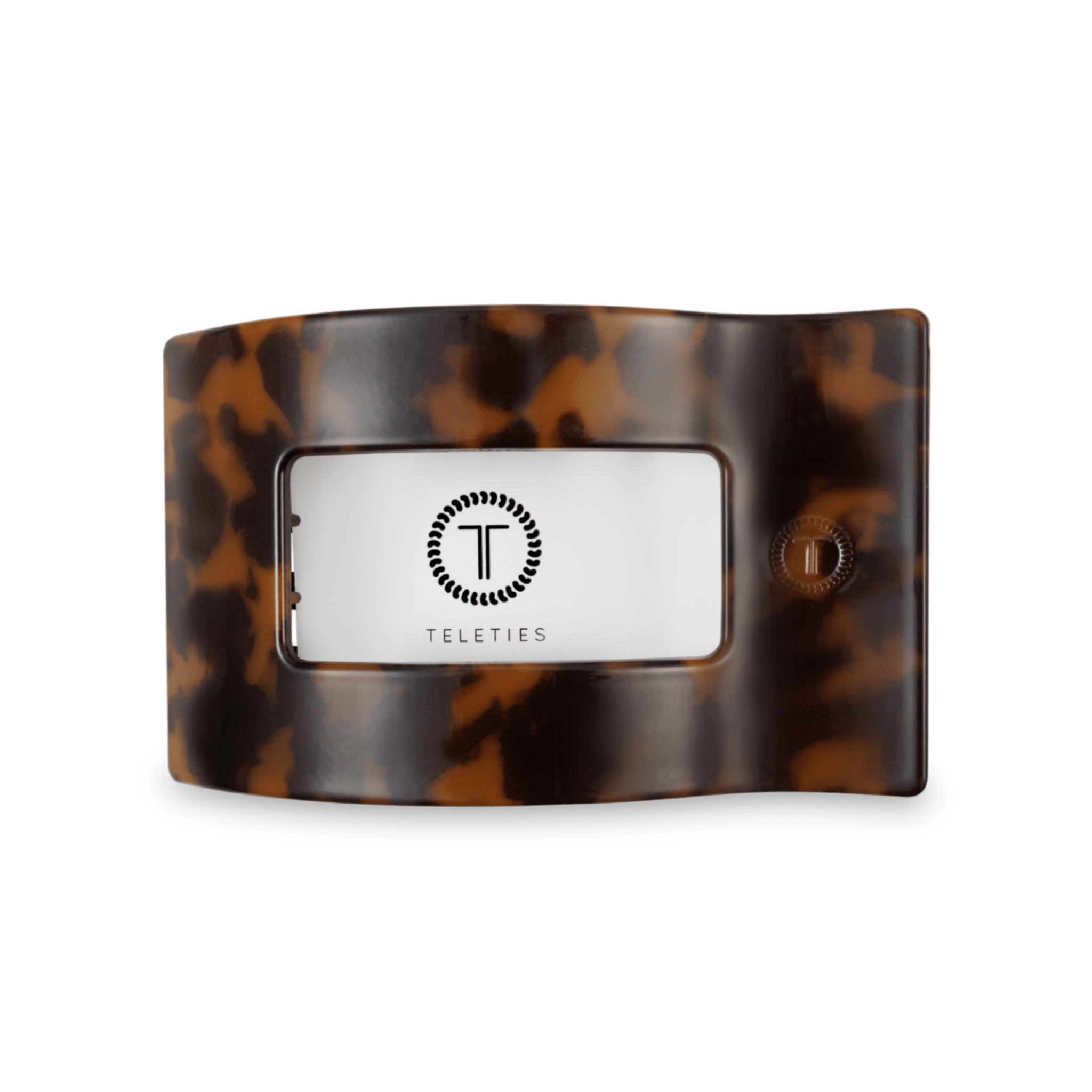 Flat Rectangle Hair Clip | Medium | Tortoise - A'Bekah's Boutique