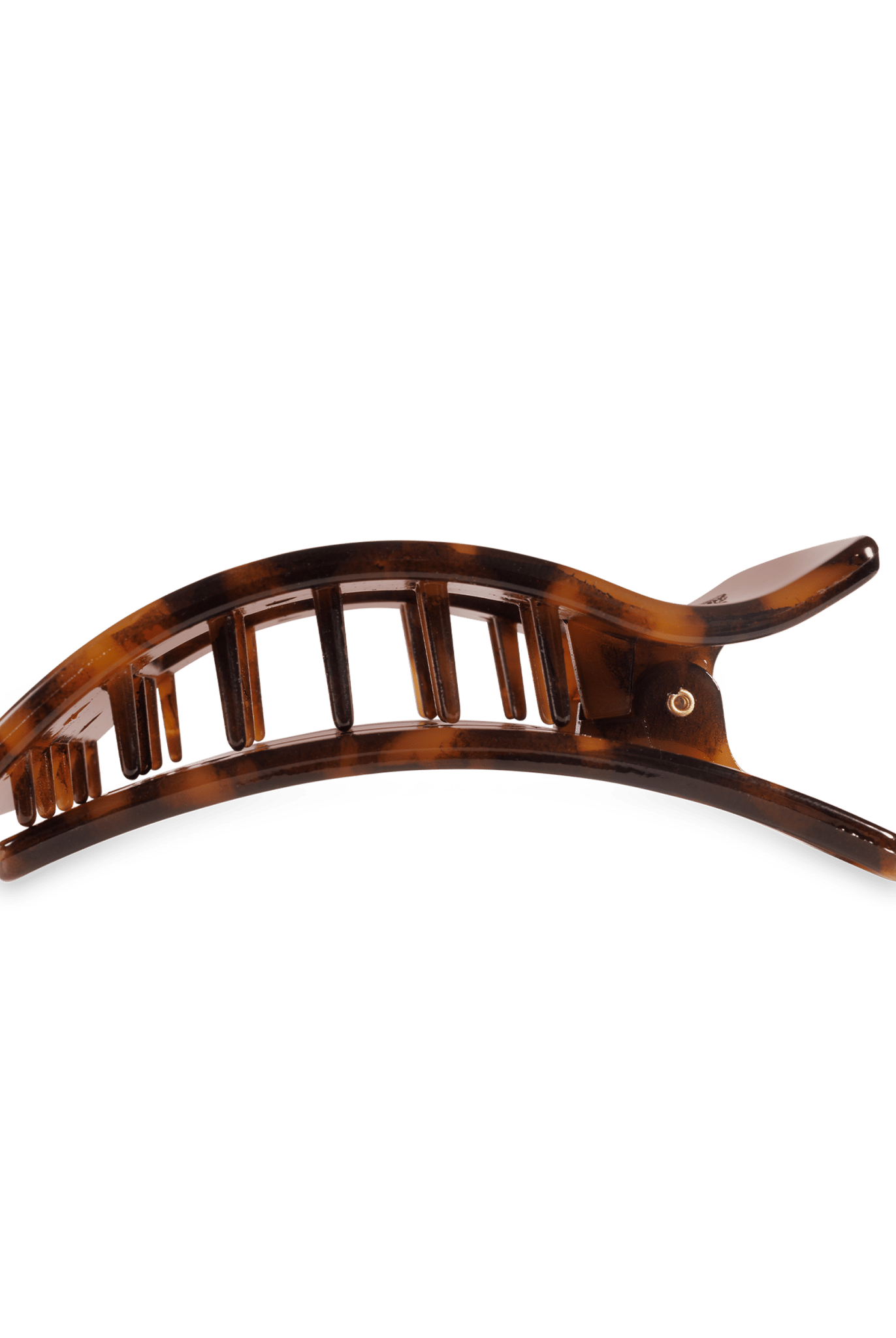 Flat Rectangle Hair Clip | Medium | Tortoise - A'Bekah's Boutique