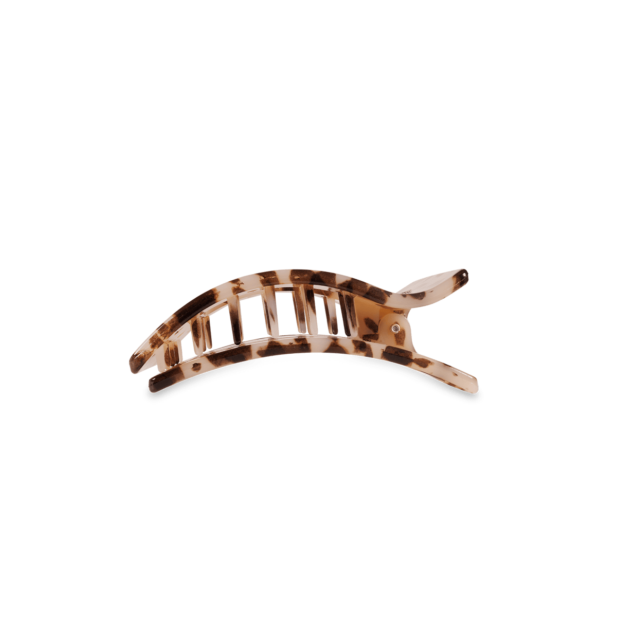 Flat Rectangle Hair Clip | Small | Blonde Tortoise - A'Bekah's Boutique