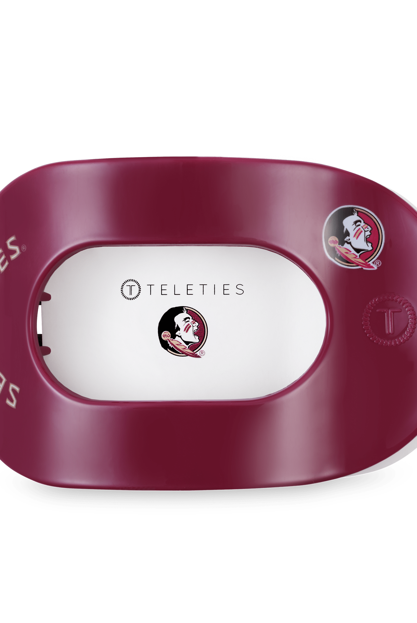 Flat Round Hair Clip | Large | Go Noles! - A'Bekah's Boutique