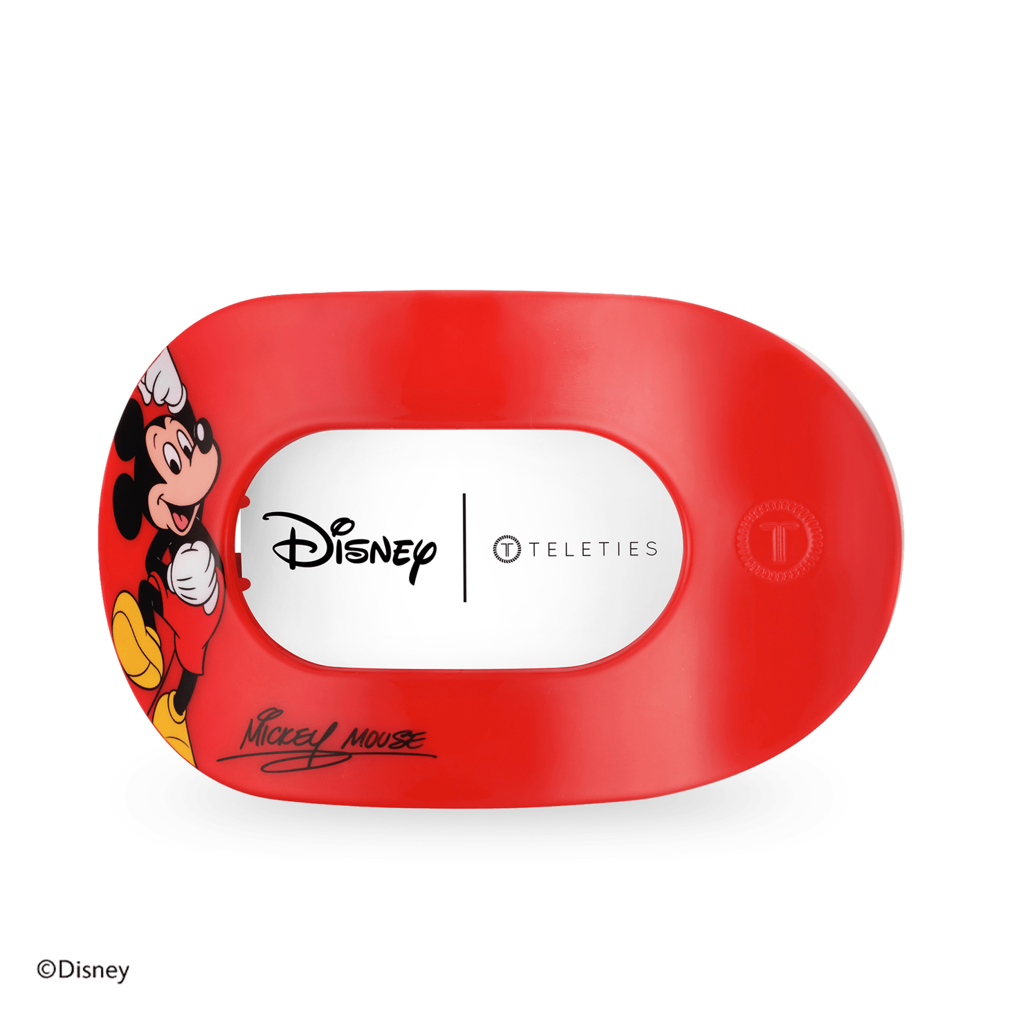 Flat Round Hair Clip | Large | Mickey Mouse - A'Bekah's Boutique