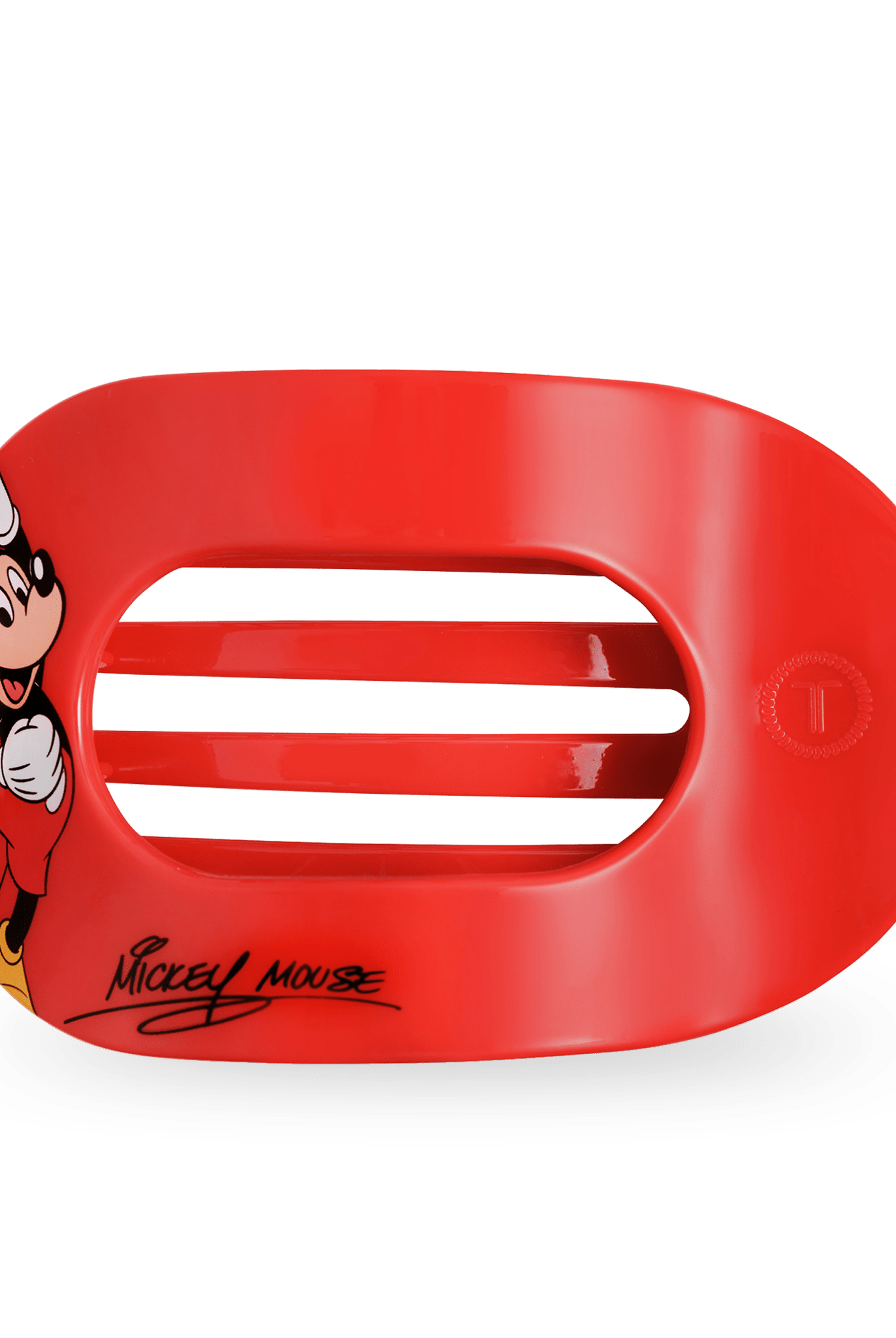 Flat Round Hair Clip | Large | Mickey Mouse - A'Bekah's Boutique