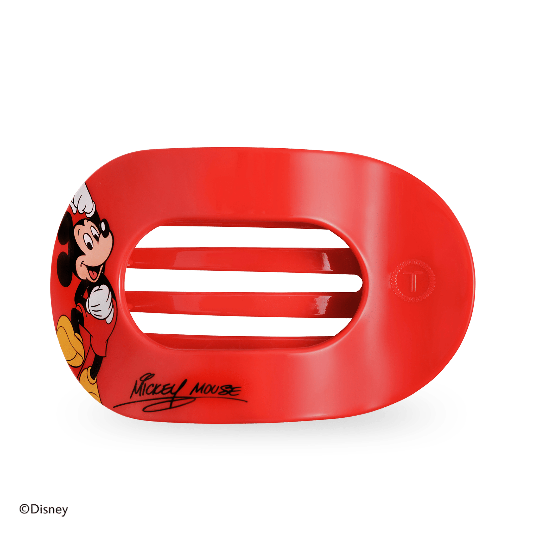 Flat Round Hair Clip | Large | Mickey Mouse - A'Bekah's Boutique