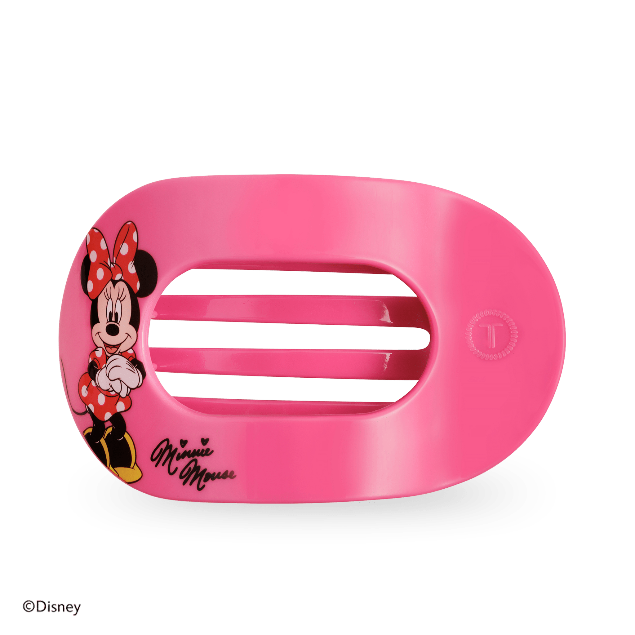 Flat Round Hair Clip | Large | Minnie Mouse - A'Bekah's Boutique