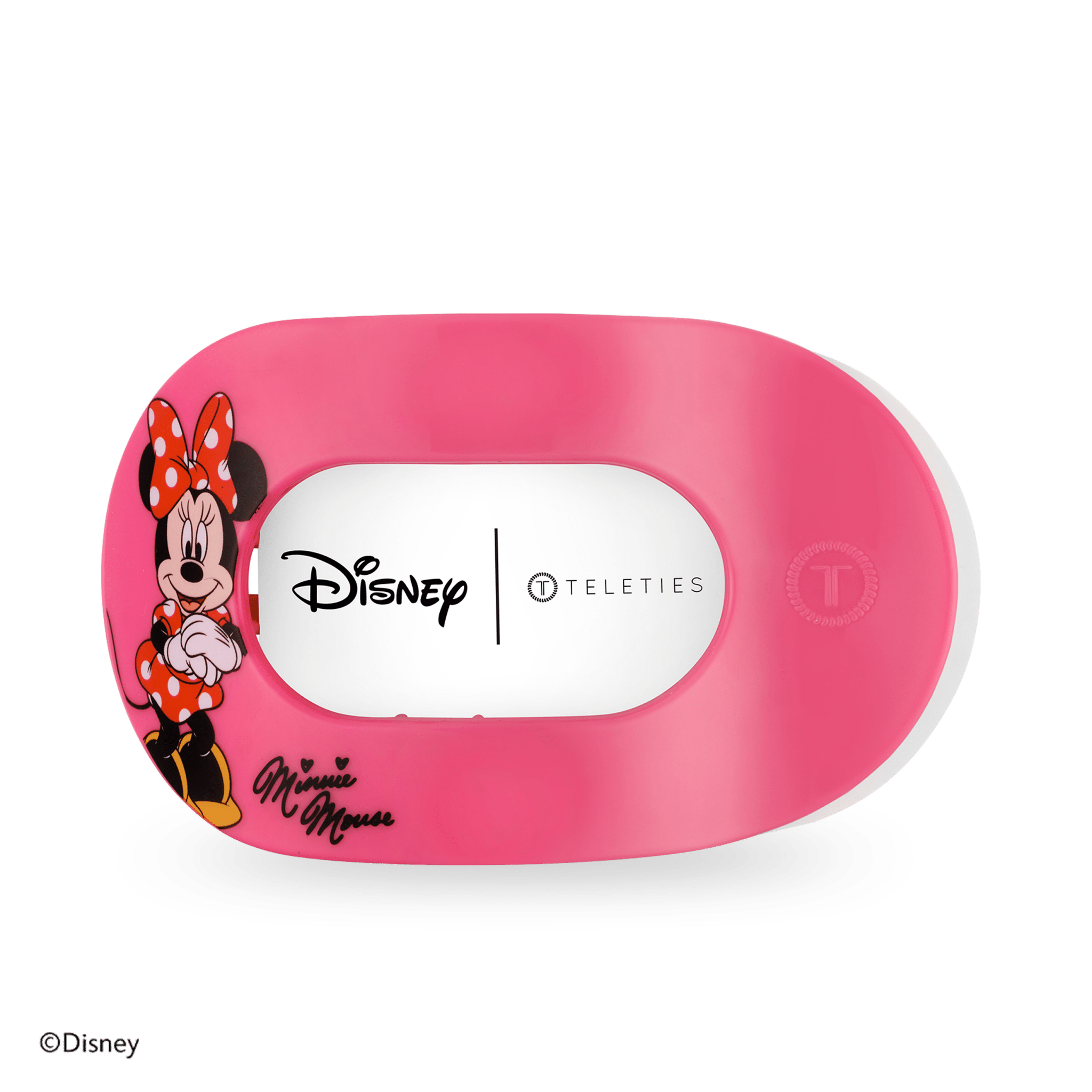 Flat Round Hair Clip | Large | Minnie Mouse - A'Bekah's Boutique