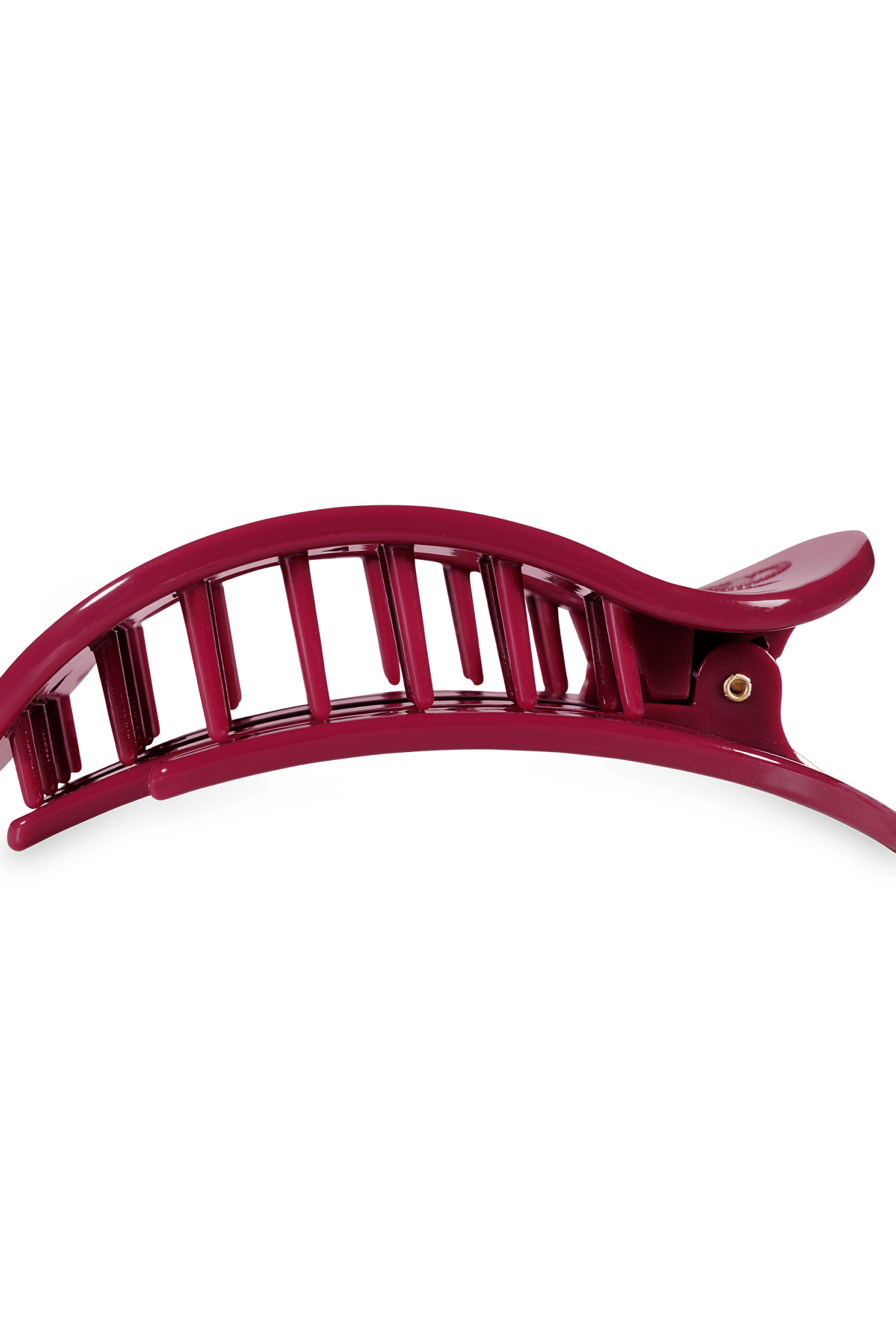 Flat Round Hair Clip | Medium | Go Noles! - A'Bekah's Boutique