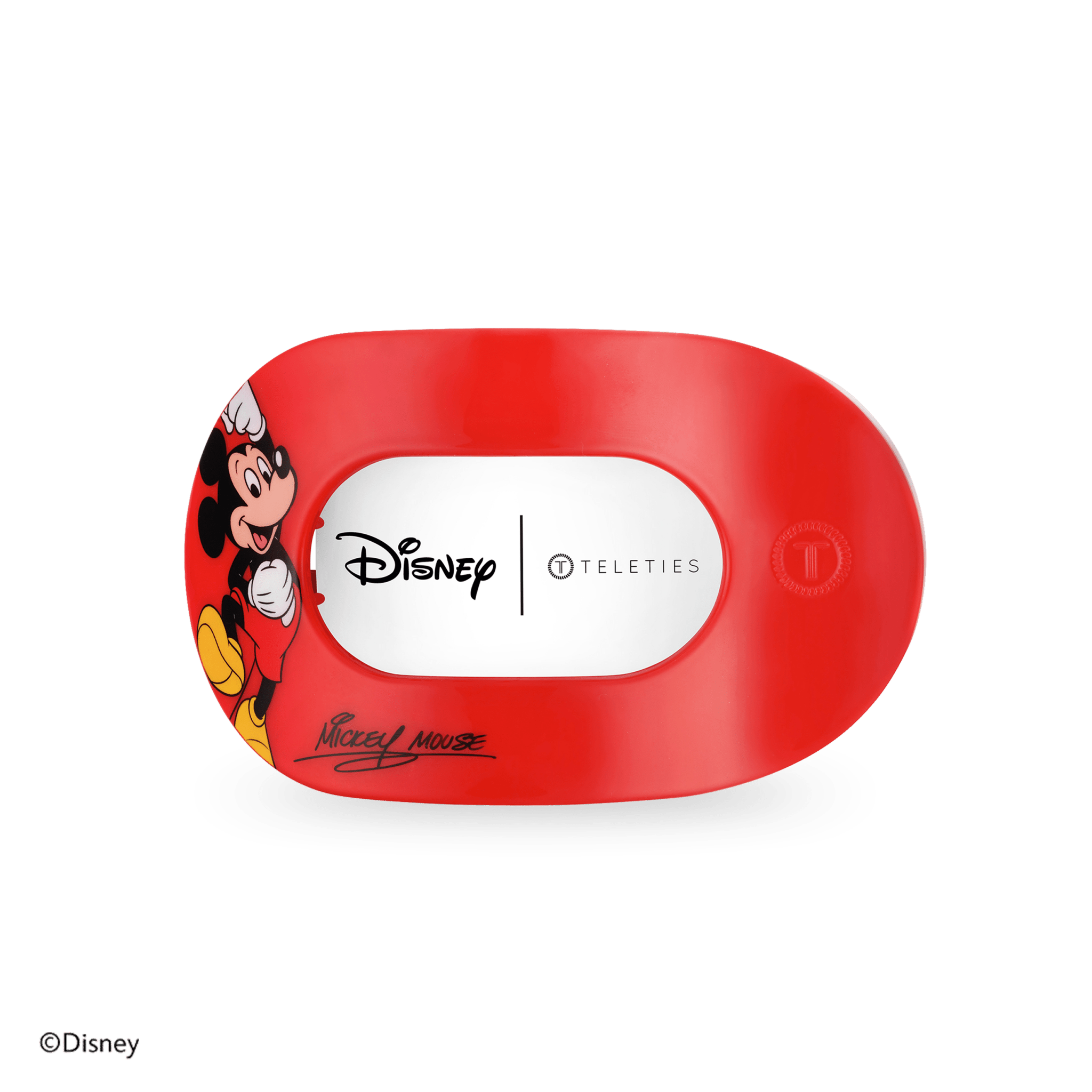 Flat Round Hair Clip | Medium | Mickey Mouse - A'Bekah's Boutique
