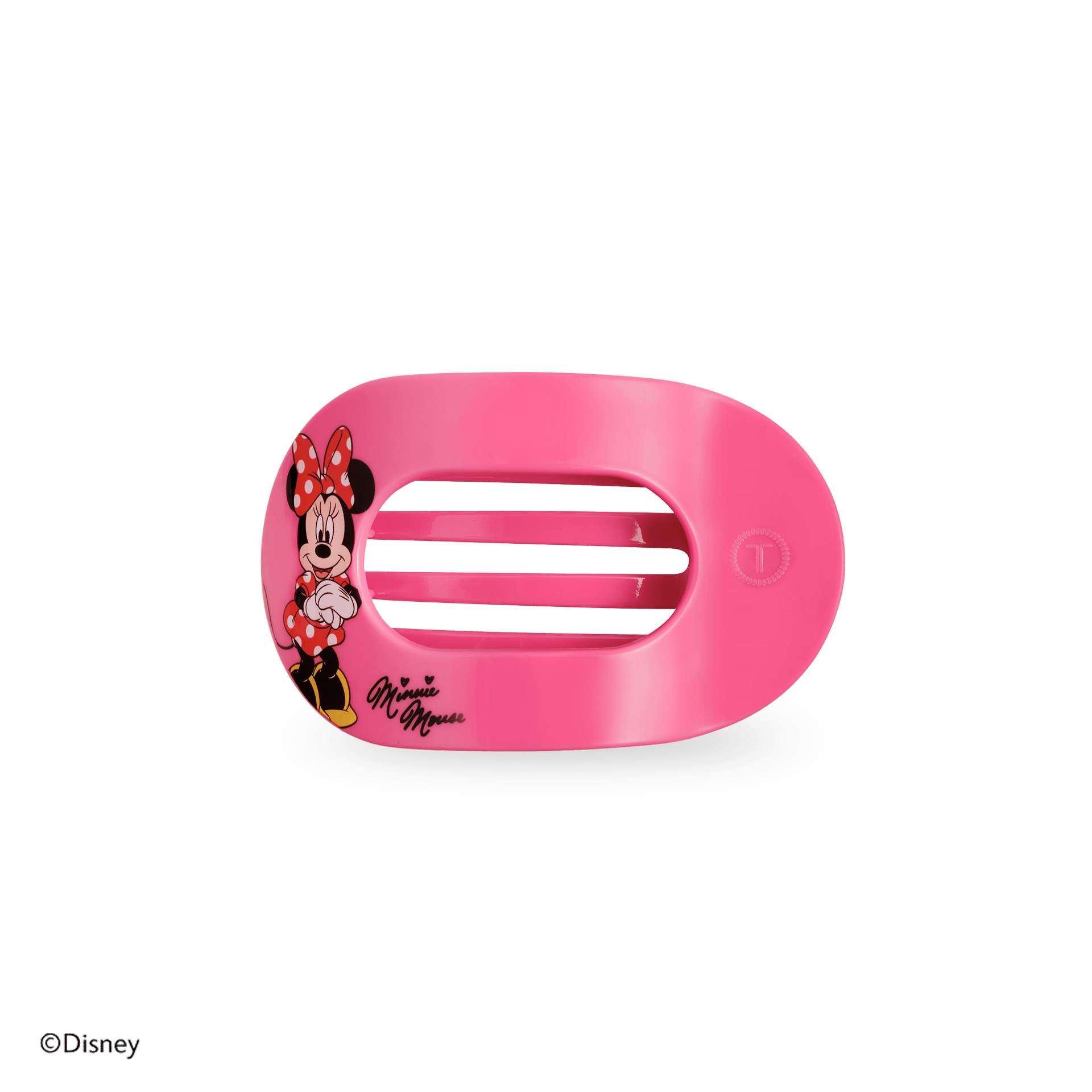 Flat Round Hair Clip | Small | Minnie Mouse - A'Bekah's Boutique