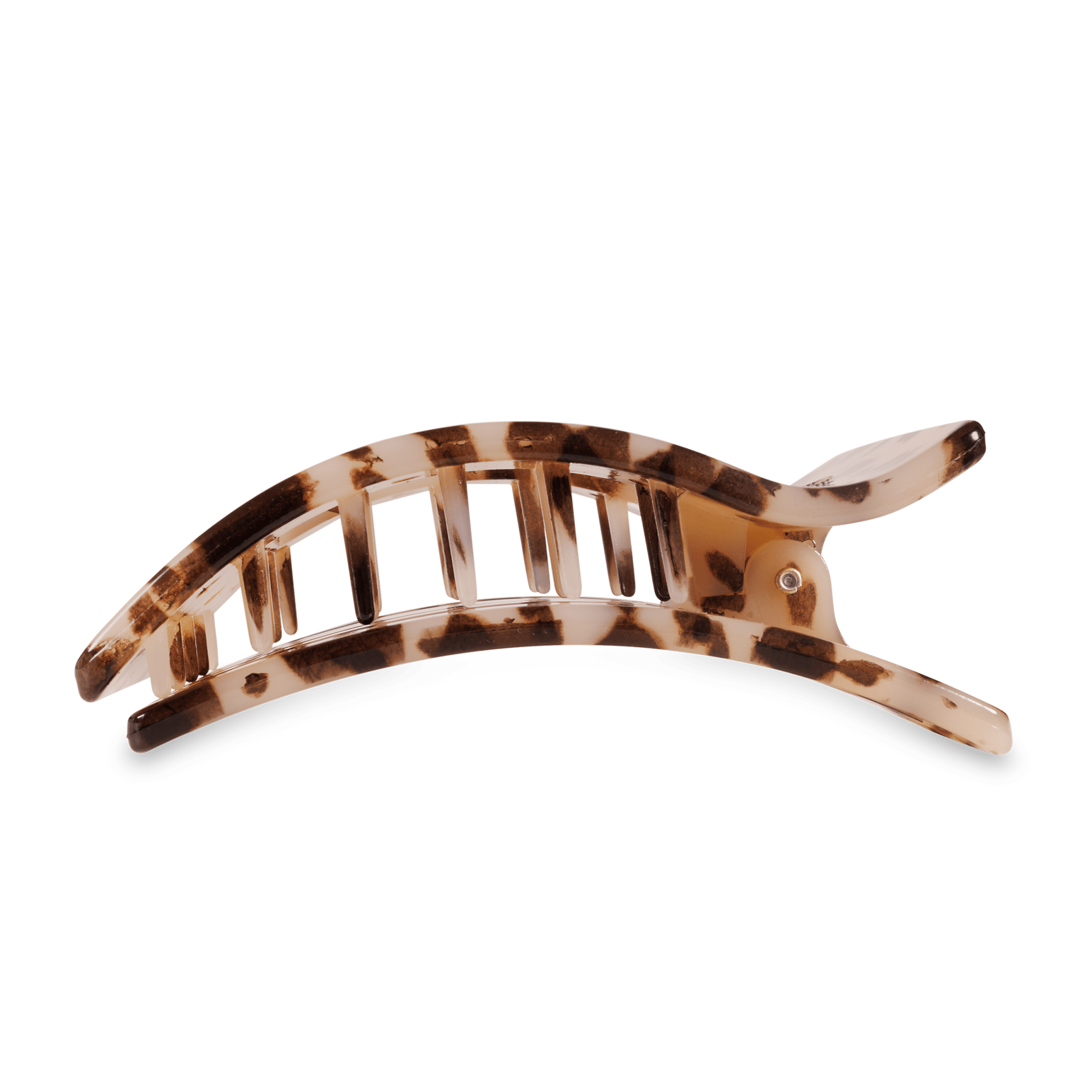 Flat Square Hair Clip | Large | Blonde Tortoise - A'Bekah's Boutique