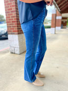 Judy Blue Dark Wash Mid Rise Bootcut Trouser Jeans 32" Inseam - A'Bekah's Boutique