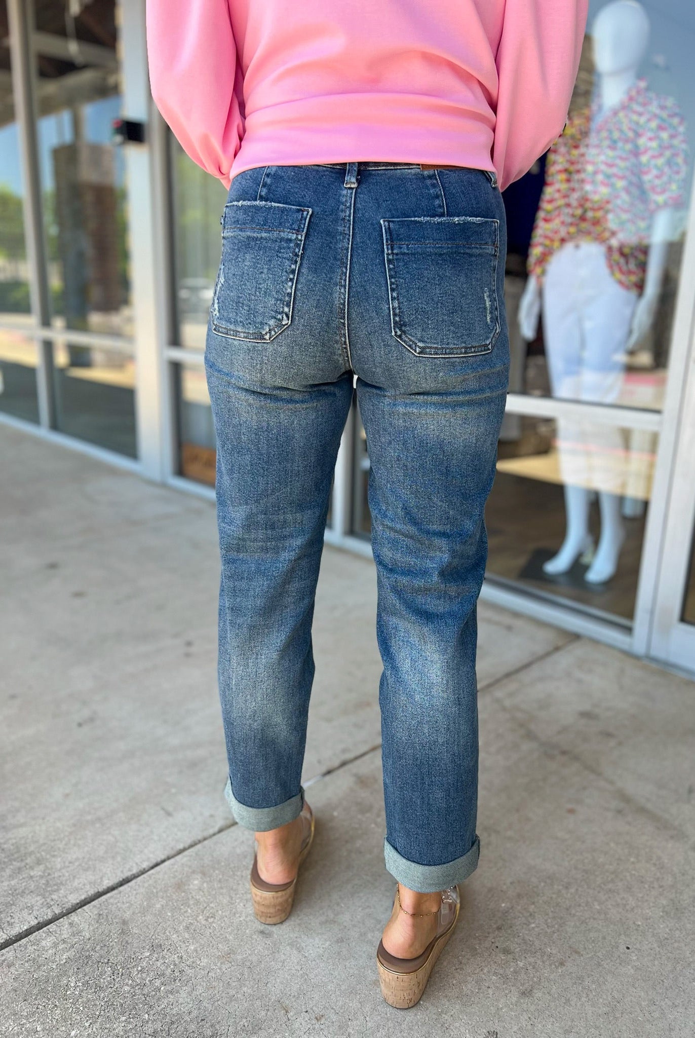 Judy Blue High Waisted Dark Vintage Wash Joggers - A'Bekah's Boutique