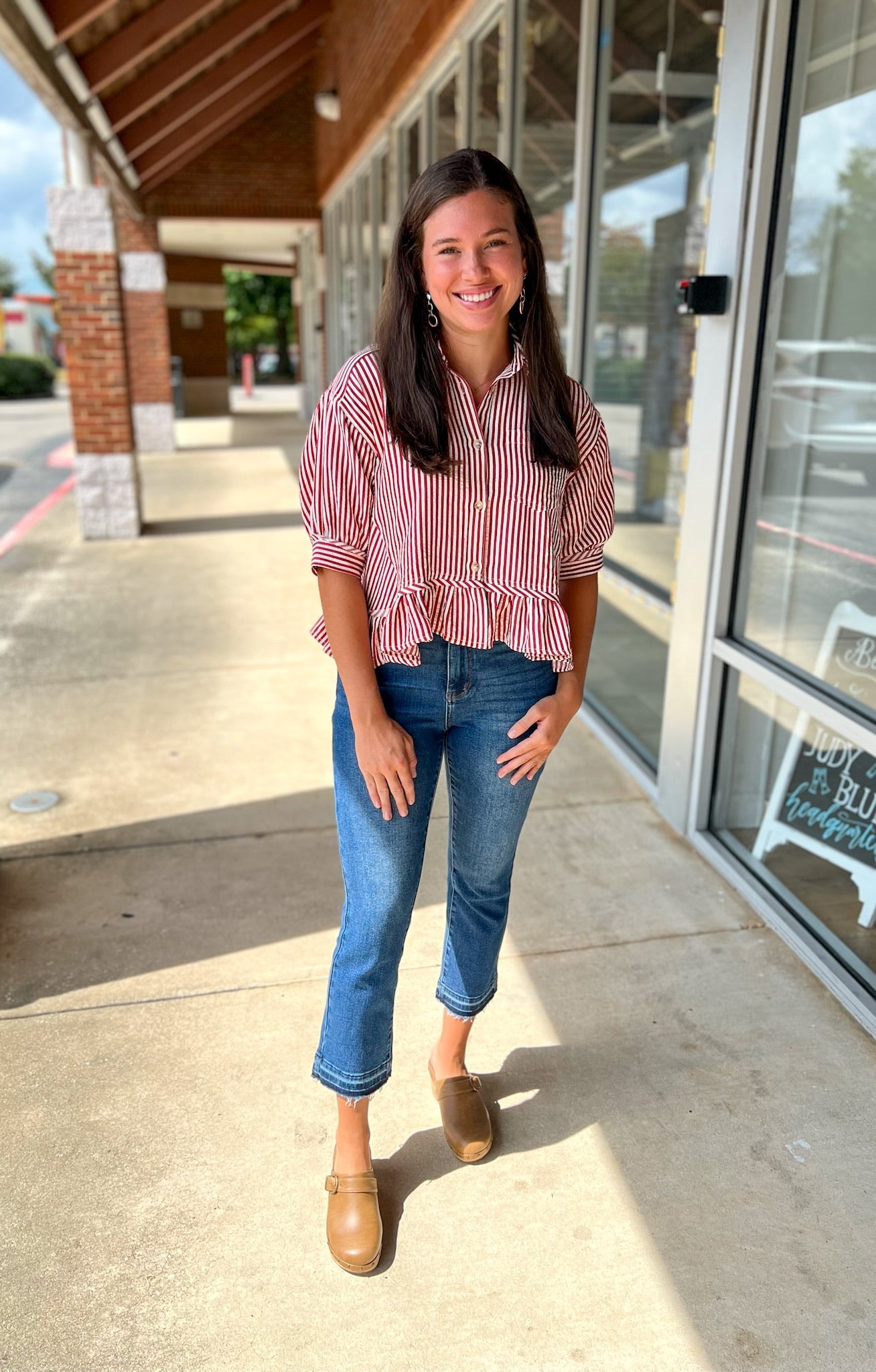 Judy Blue High Waisted Vintage Wash Release Hem Kick Flare Jeans - A'Bekah's Boutique