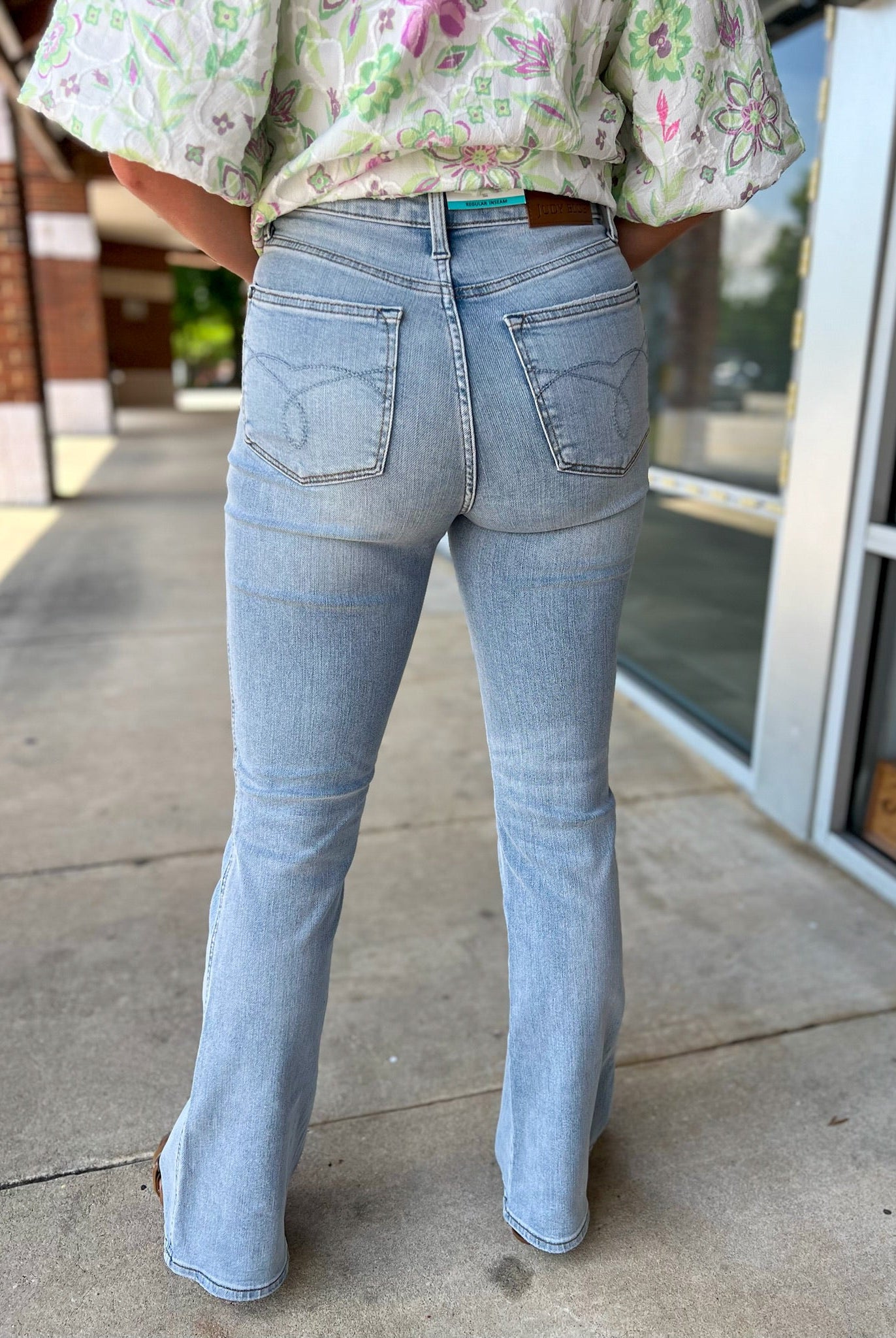 Judy Blue Light Wash High Waisted Bootcut Jeans 30" Inseam - A'Bekah's Boutique