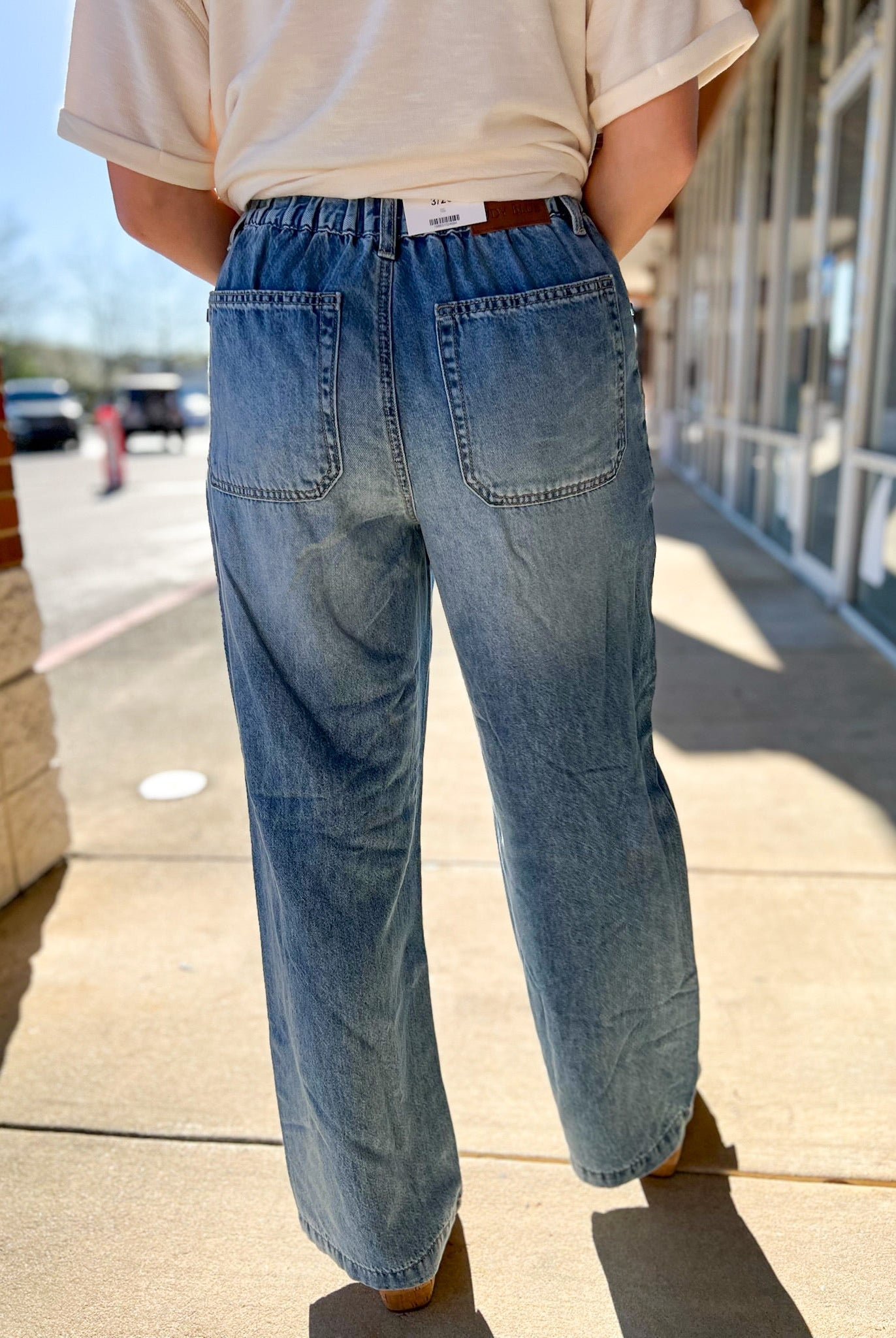 Judy Blue Medium Denim Featherweight Jeans 31" Inseam - A'Bekah's Boutique