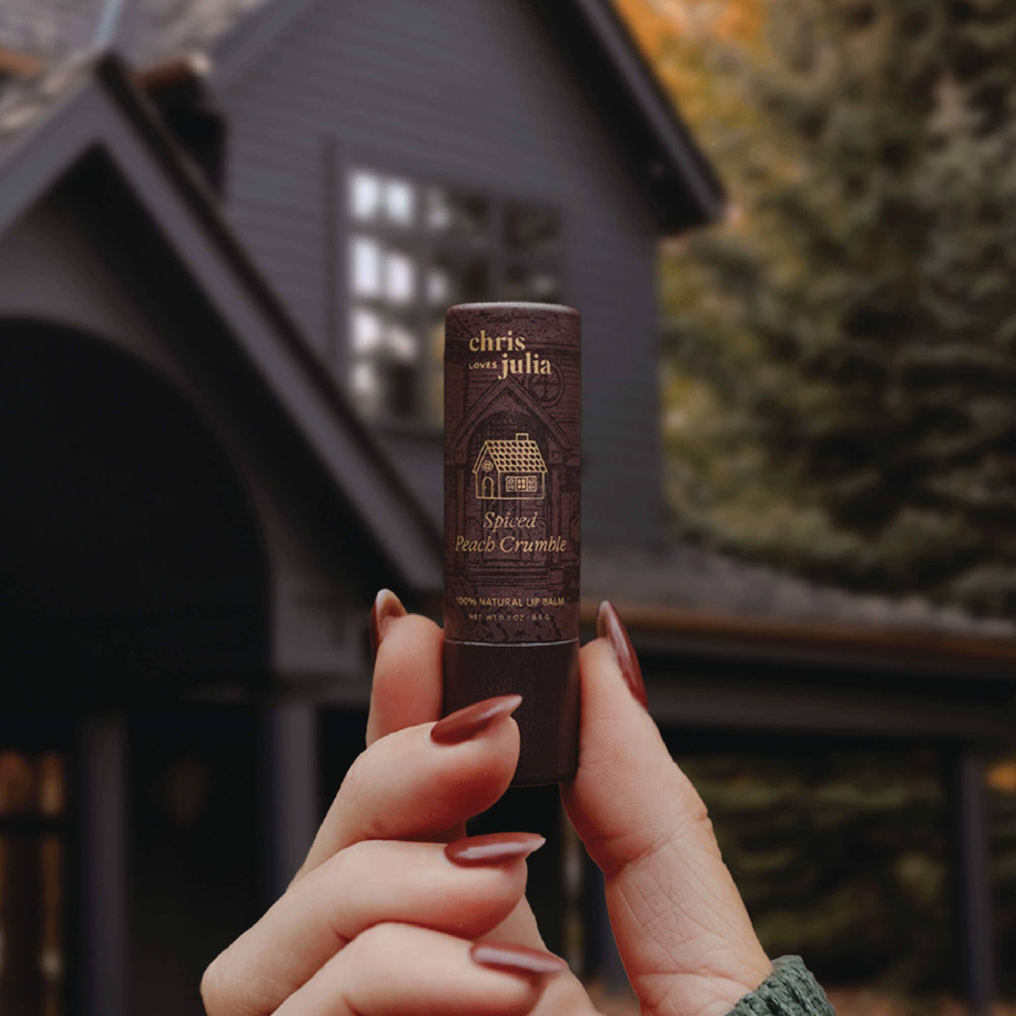 Lip Balm, Chris Loves Julia, Spiced Peach Crumble - A'Bekah's Boutique