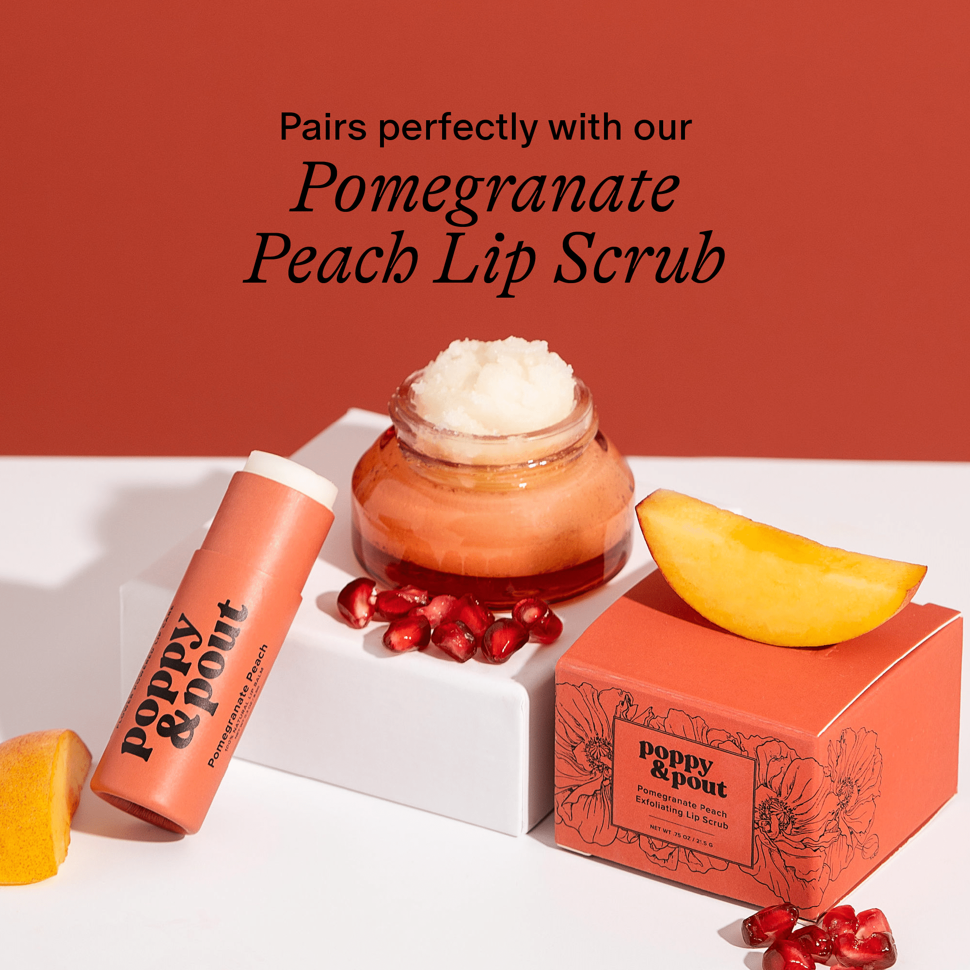 Lip Balm, Pomegranate Peach - A'Bekah's Boutique