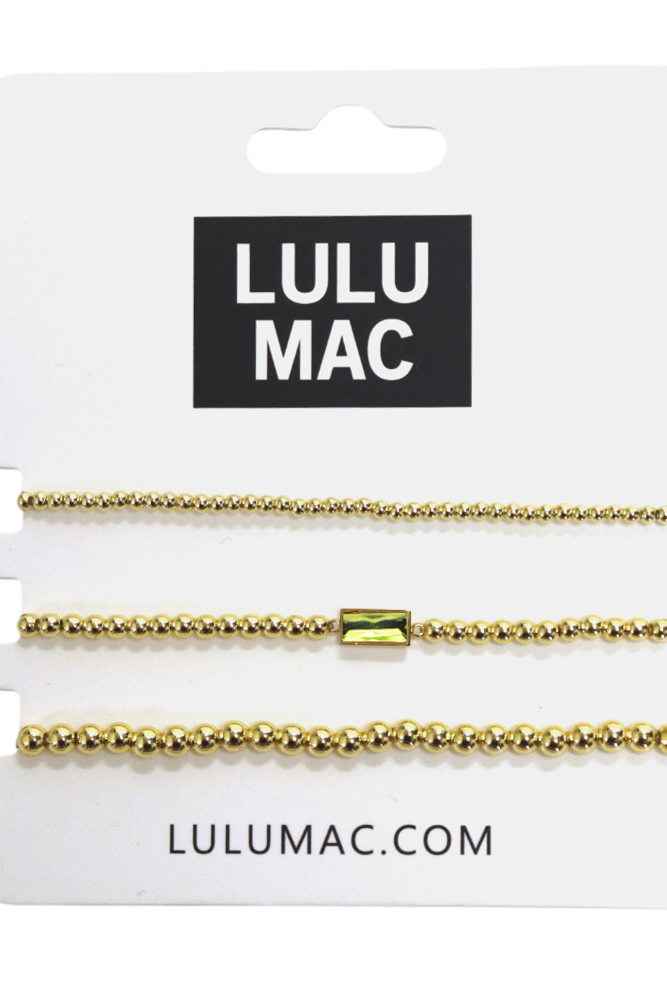Lulu Mac Birthstone Bracelet August - A'Bekah's Boutique