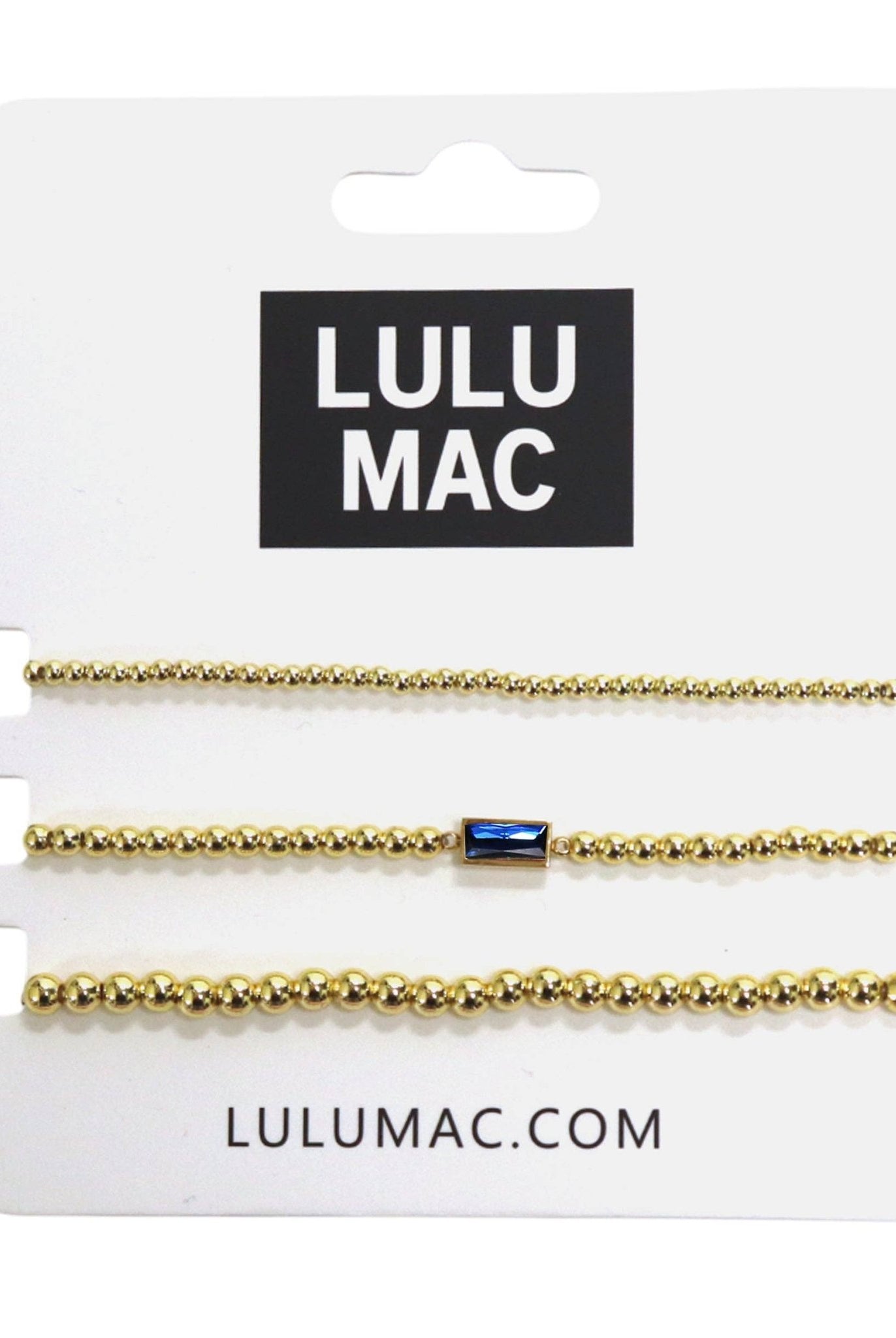 Lulu Mac Birthstone Bracelet December - A'Bekah's Boutique
