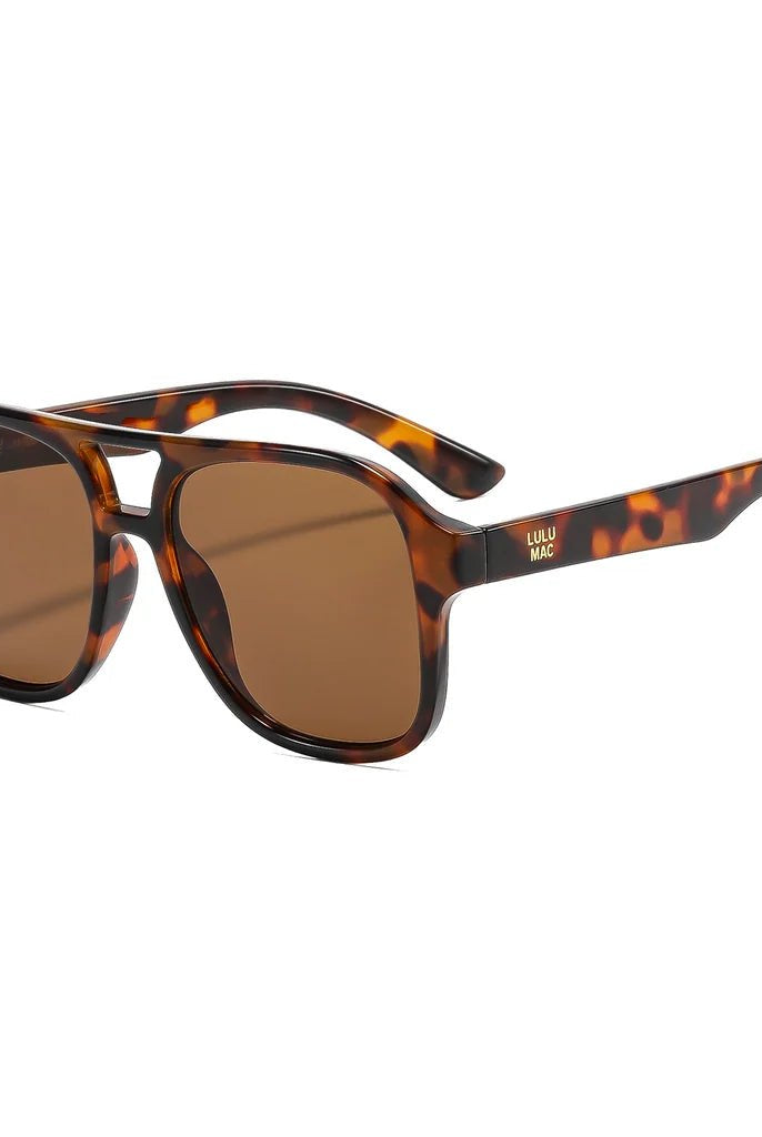 LULU MAC Camille Tortoise Sunglasses - A'Bekah's Boutique