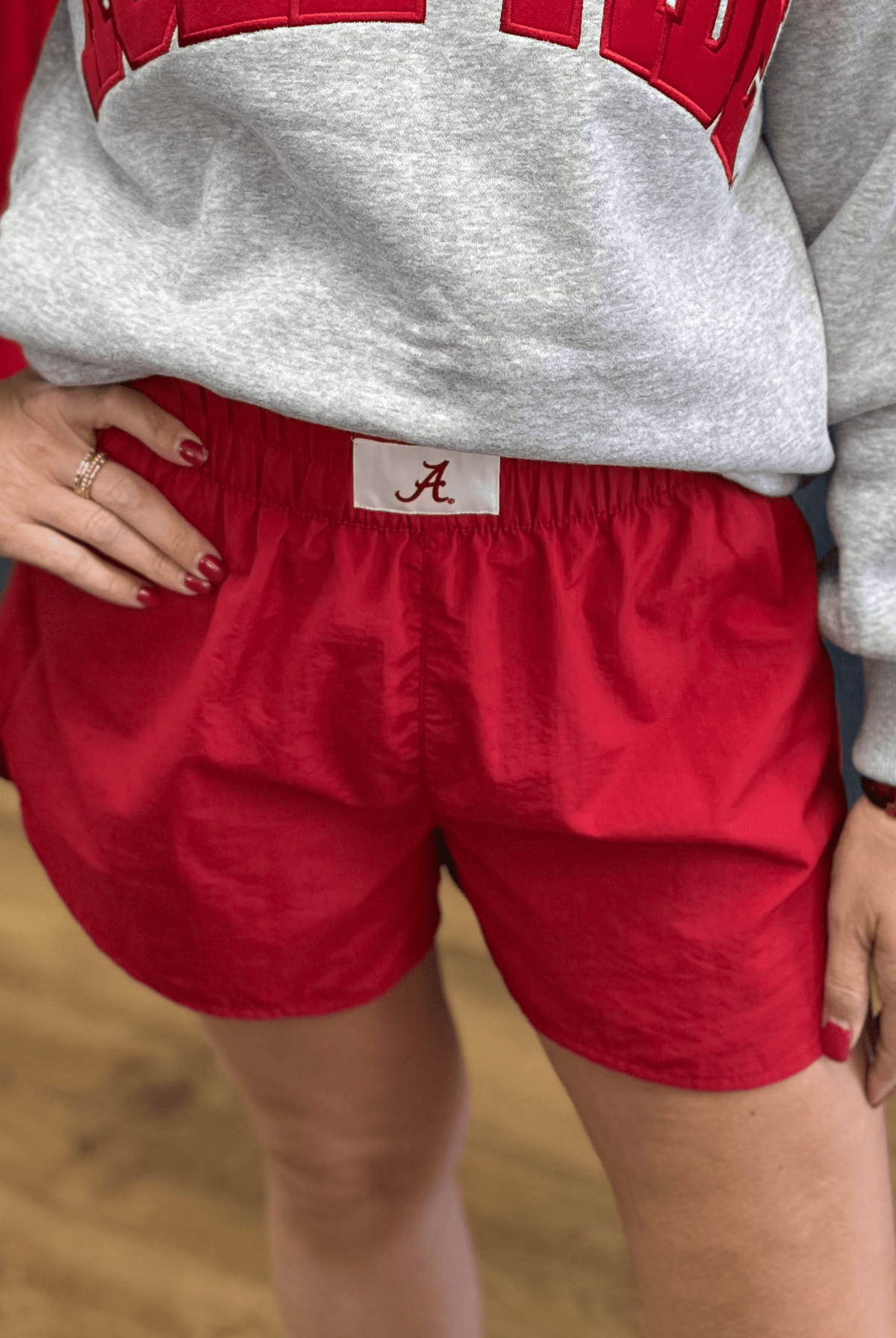 LULU MAC Crimson University of Alabama Shorts - A'Bekah's Boutique