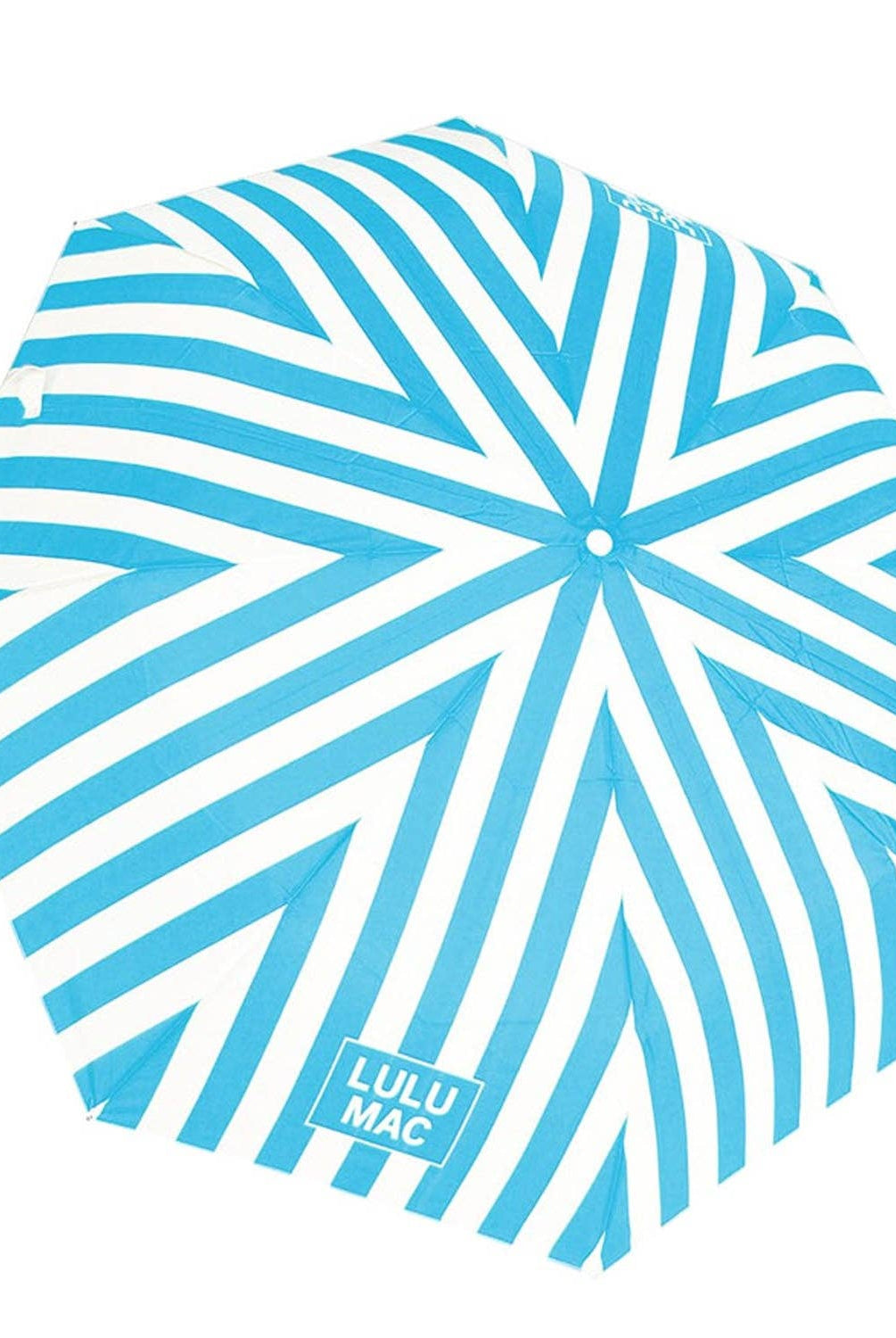 Lulu Mac Umbrella - Blue Stripe - A'Bekah's Boutique