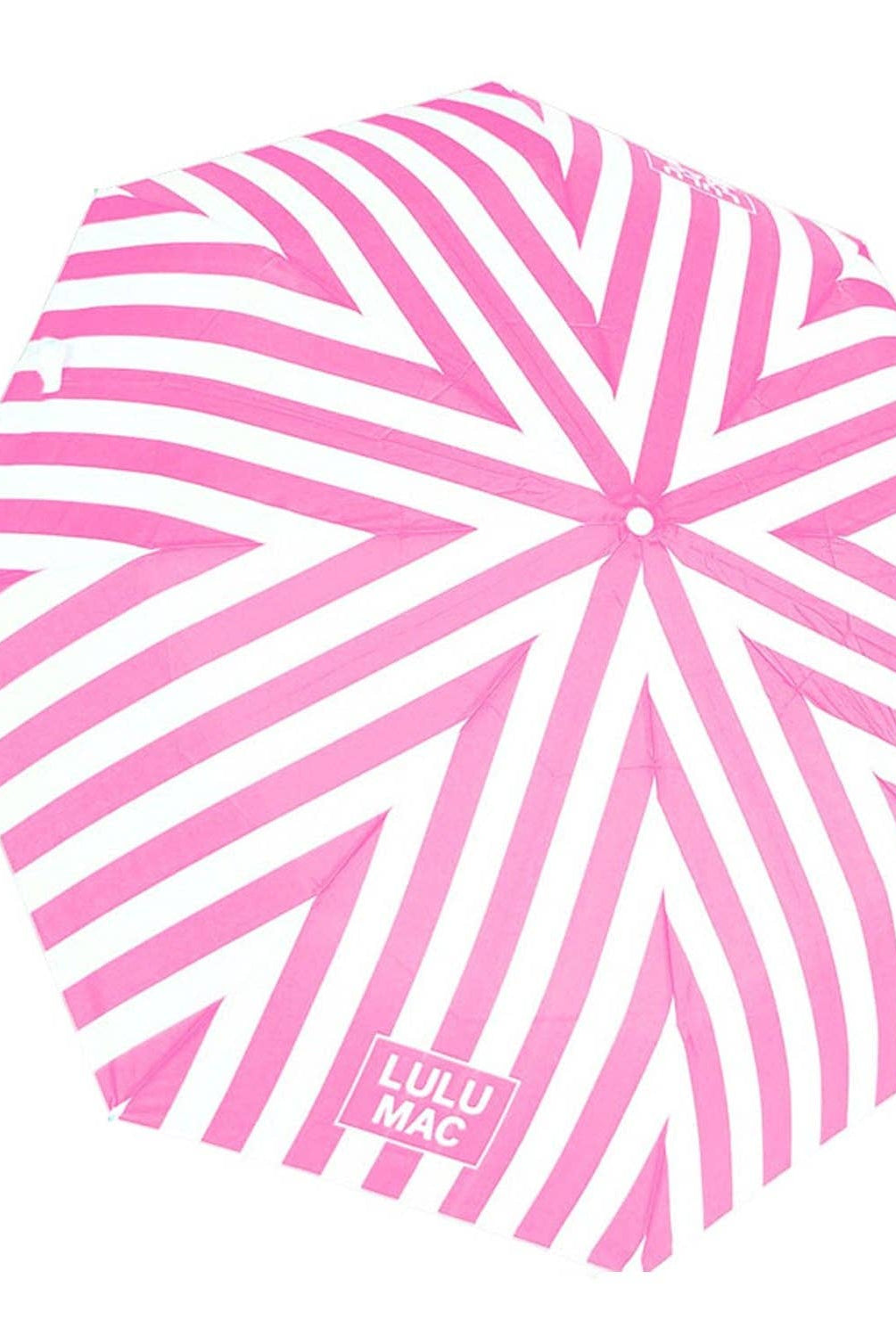 Lulu Mac Umbrella - Pink Stripe - A'Bekah's Boutique