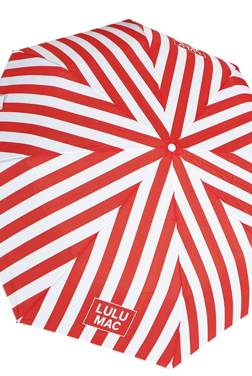 Lulu Mac Umbrella - Red Stripe - A'Bekah's Boutique