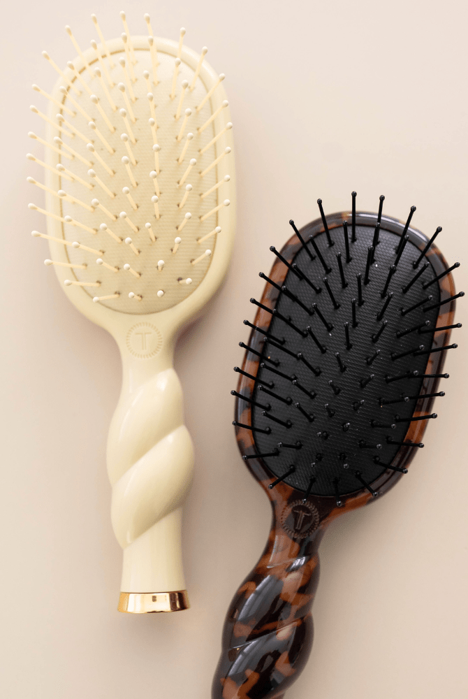 Mini Detangler Brush for Medium Hair - Tan - A'Bekah's Boutique