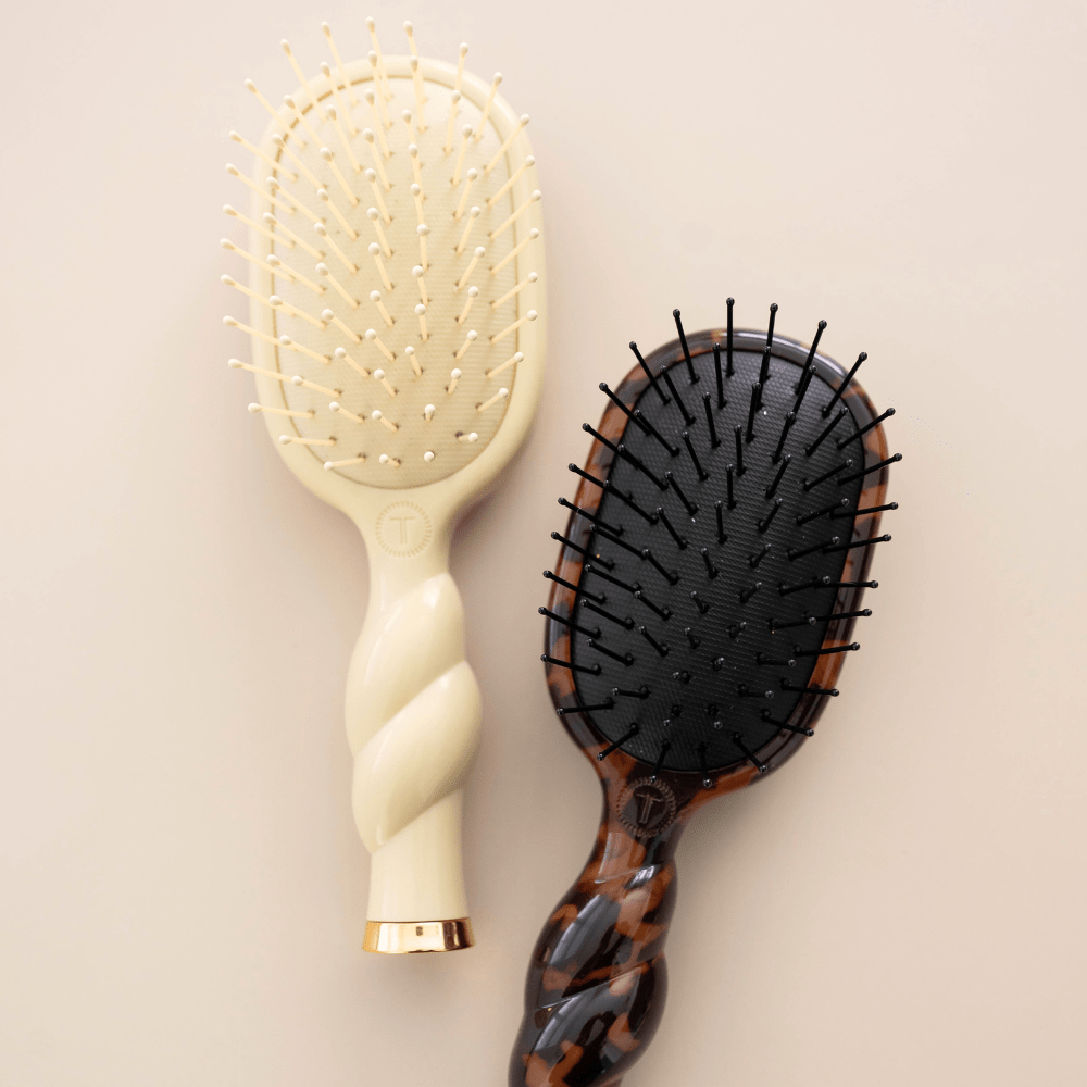 Mini Detangler Brush for Medium Hair - Tan - A'Bekah's Boutique