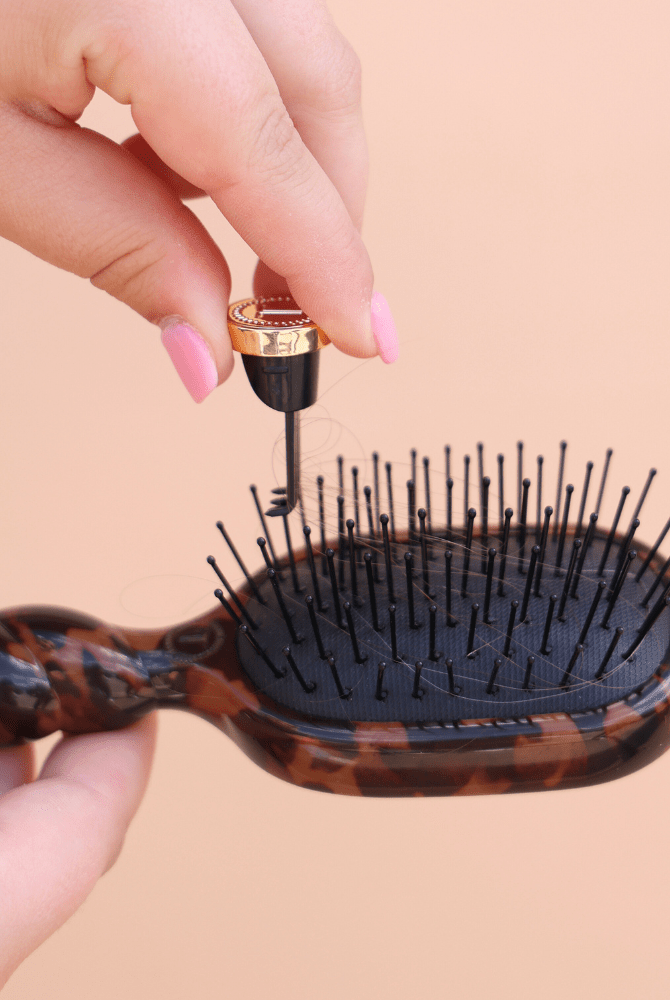 Mini Detangler Brush for Medium Hair - Tortoise - A'Bekah's Boutique