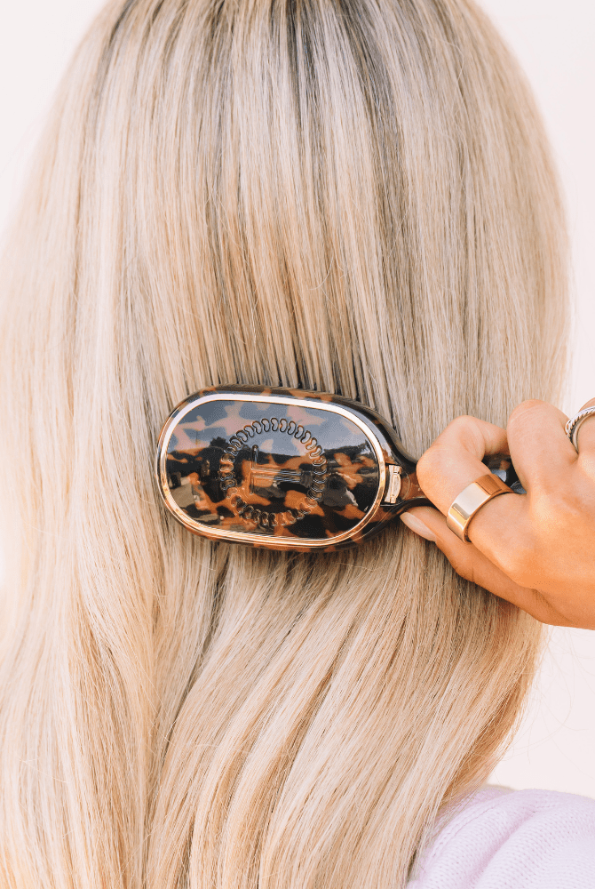 Mini Detangler Brush for Medium Hair - Tortoise - A'Bekah's Boutique