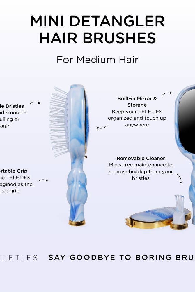 Mini Detangler Brush | Medium | Tide & True - A'Bekah's Boutique