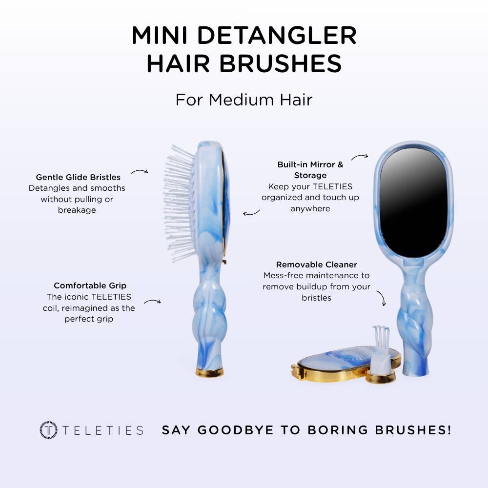 Mini Detangler Brush | Medium | Tide & True - A'Bekah's Boutique