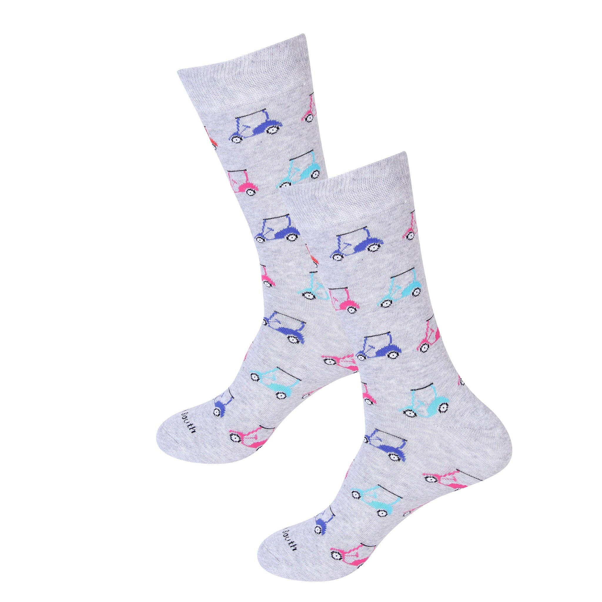 Multi Color Golf Cart Socks - A'Bekah's Boutique